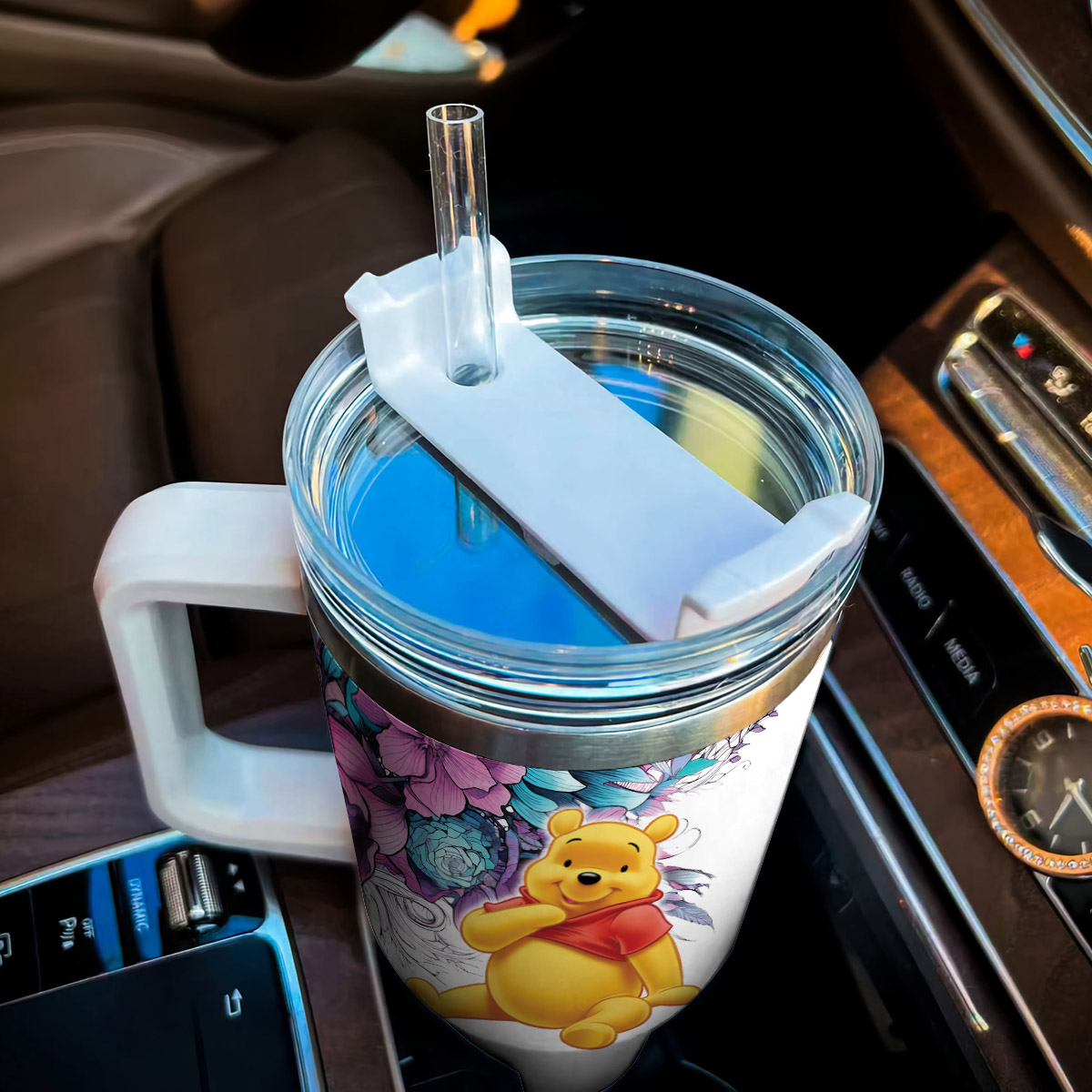 Pooh Winnie the Pooh Cartoon Custom Stanley Cup 40 oz 30 oz Tumbler With HandleTVC2301828 - Image 4