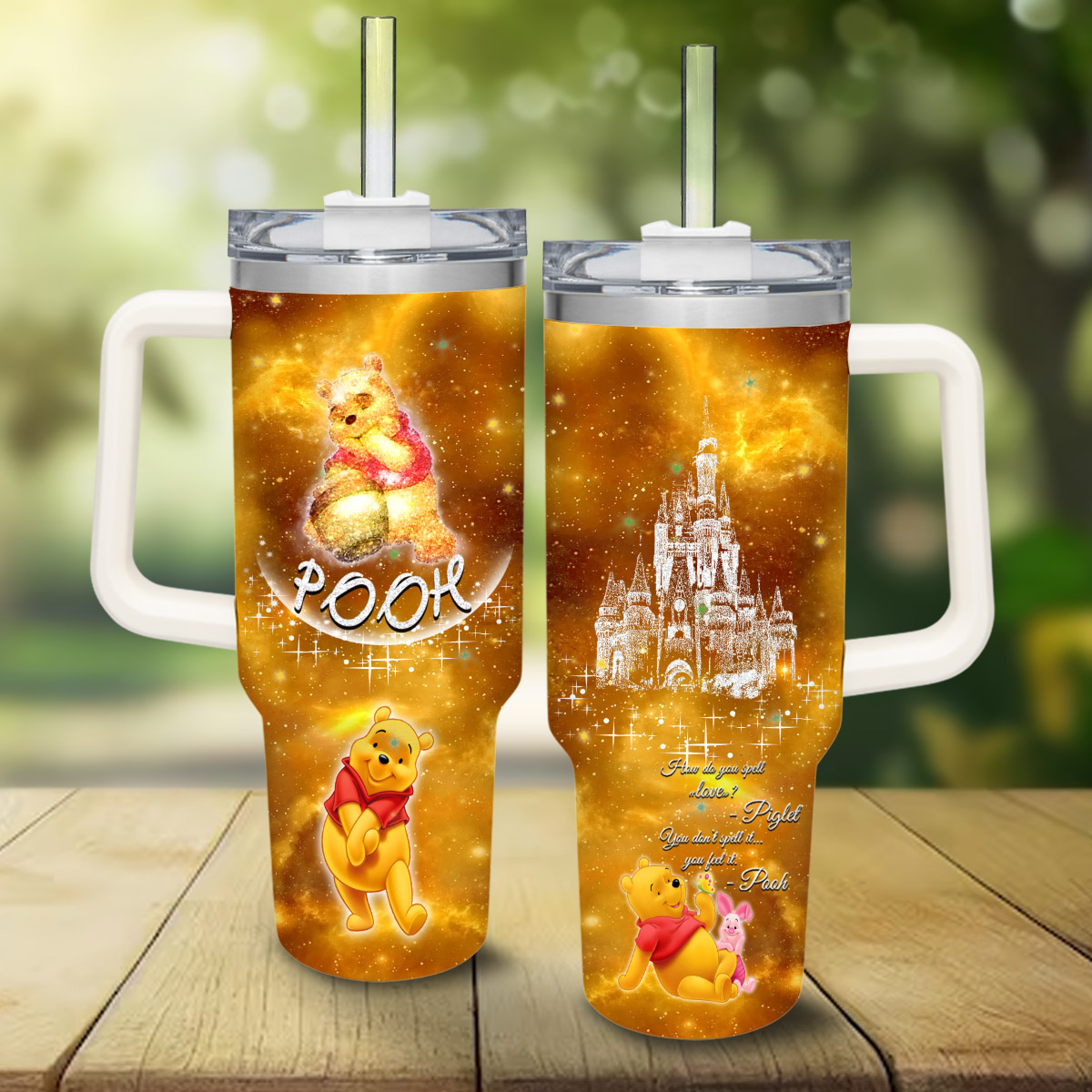 Pooh Winnie the Pooh Cartoon Custom Stanley Cup 40 oz 30 oz Tumbler With HandleTVC2301830
