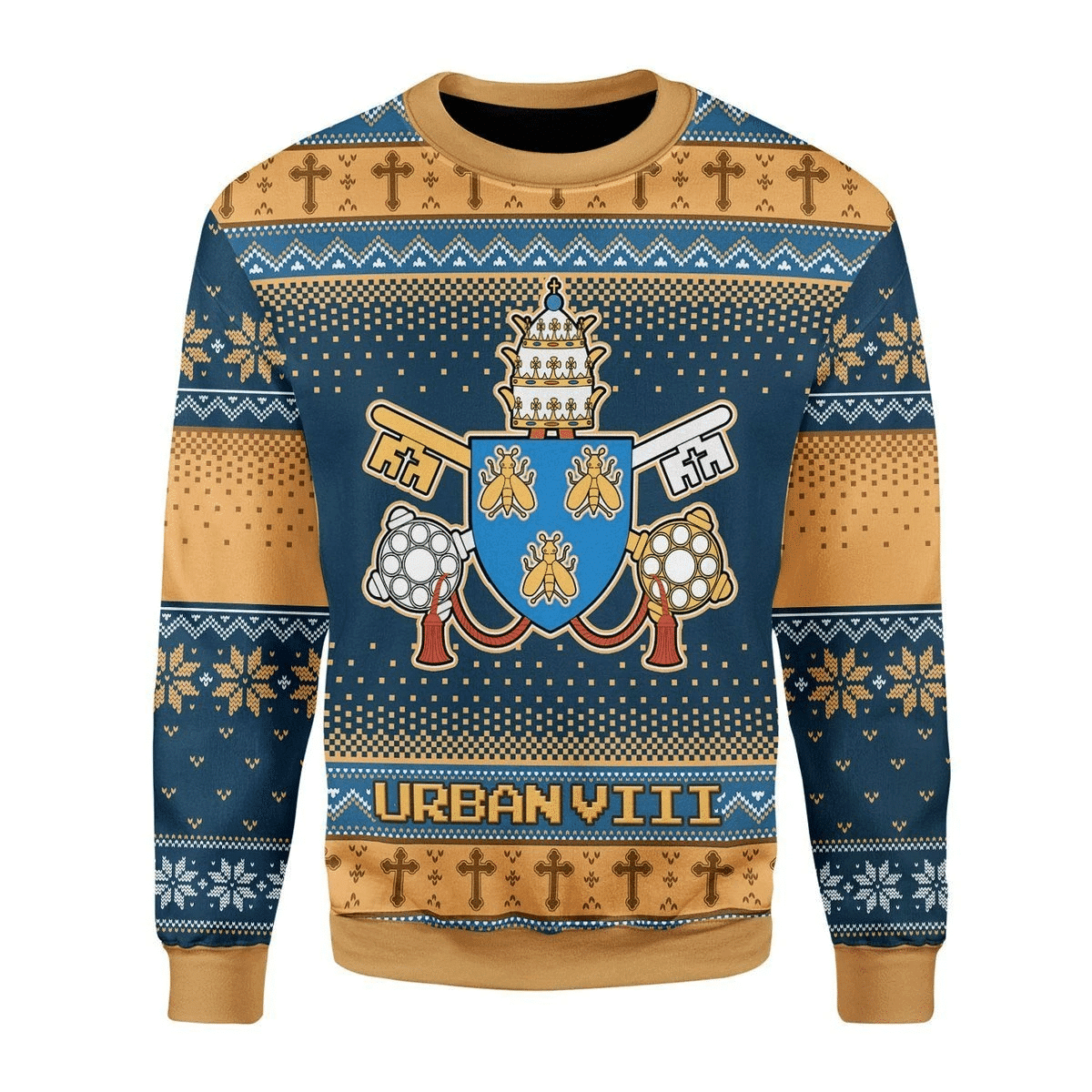 Pope Urban Viii - Maffeo Barberini Ugly Christmas Sweater Adult 3D Funny Matching for family - Image 2