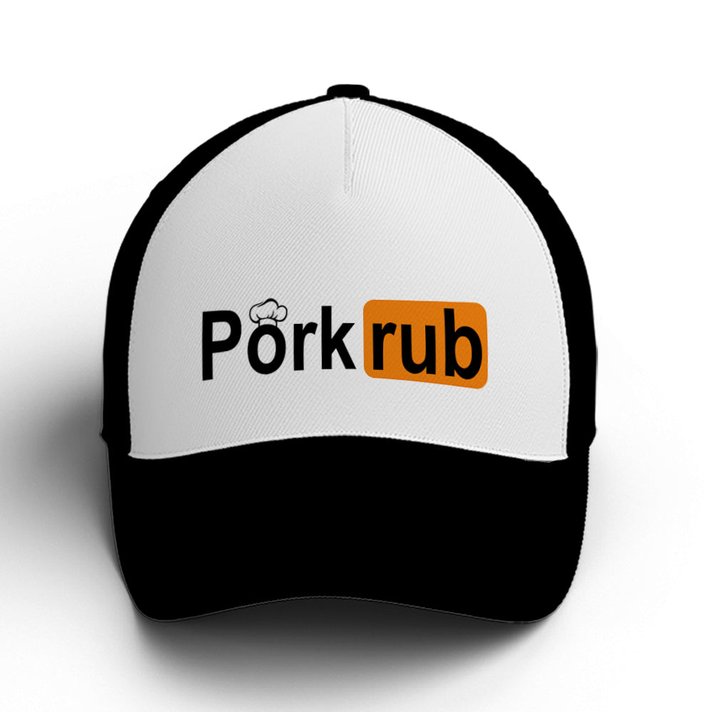 Pork Rub Funny BBQ Baseball Cap Trucker Hats Custom Hats Gifts For Men & Women