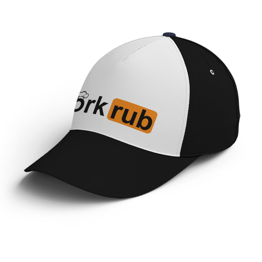 Pork Rub Funny BBQ Baseball Cap Trucker Hats Custom Hats Gifts For Men & Women