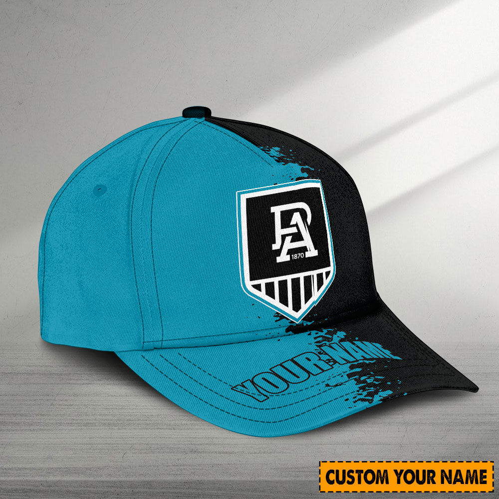 Port Adelaide AFL Personalized Classic Cap For Fan Baseball Cap Classic Trucker Hats Custom Hats Gifts For Men & Women