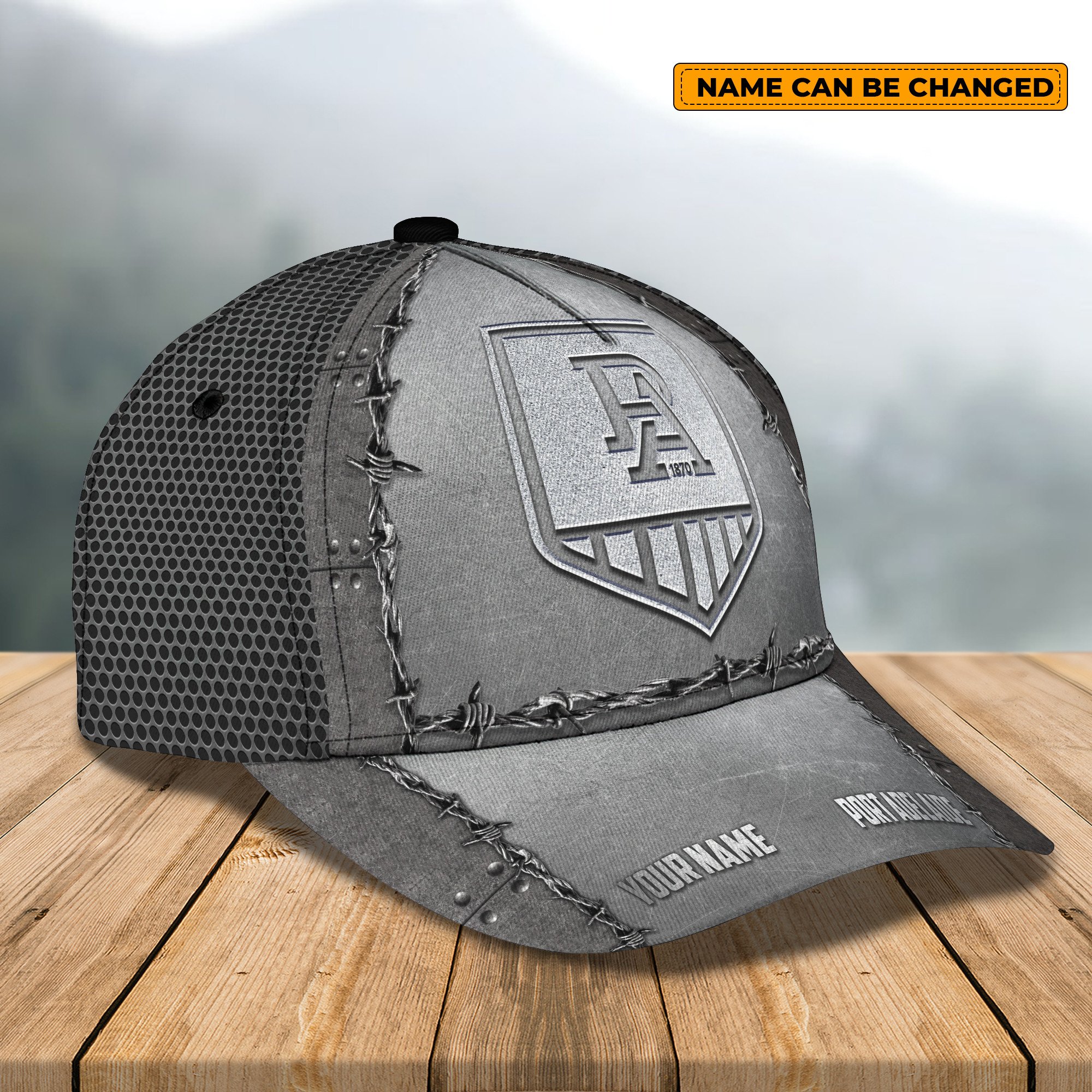 Port Adelaide Personalized AFL Cap For Fan Baseball Cap Classic Trucker Hats Custom Hats Gifts For Men & Women