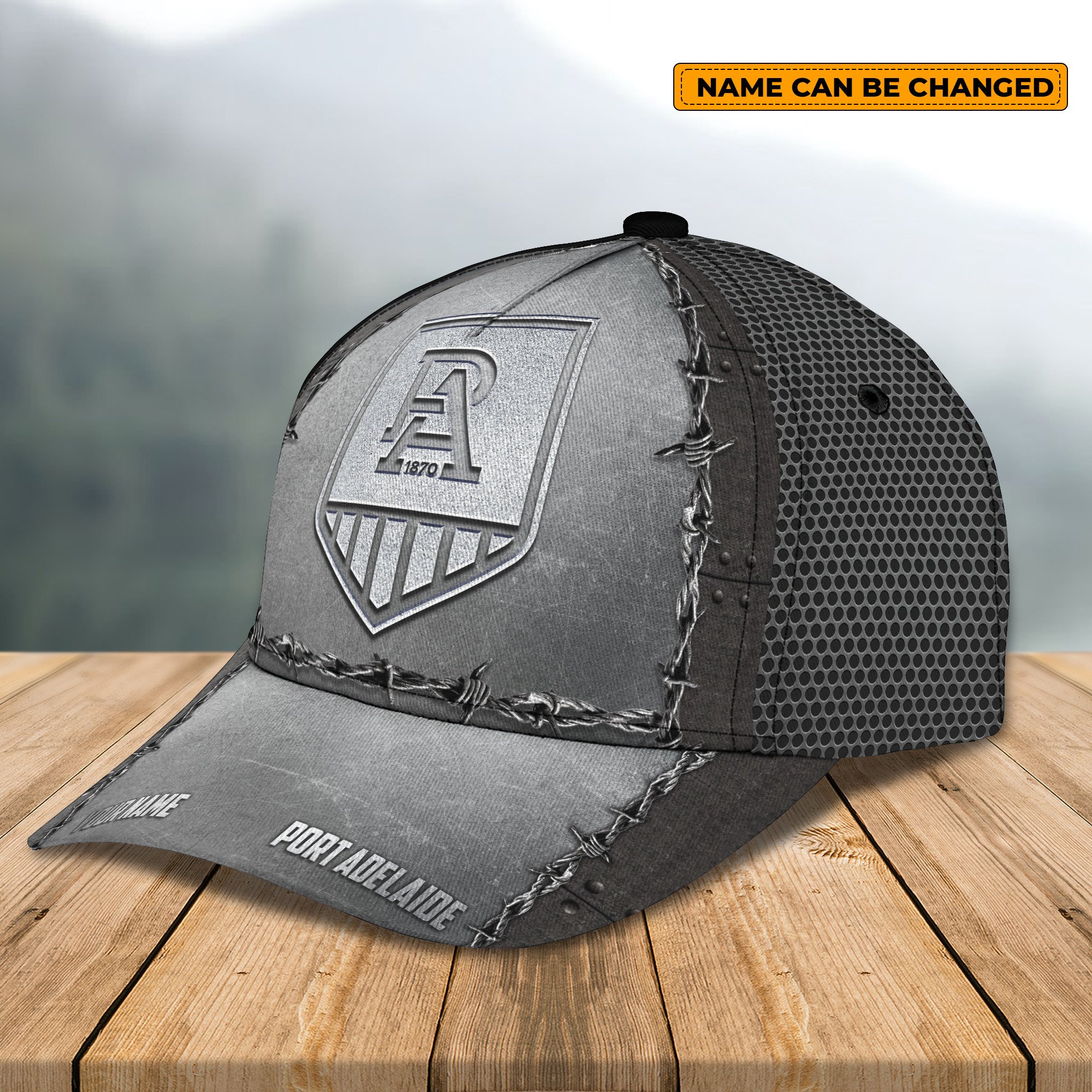 Port Adelaide Personalized AFL Cap For Fan Baseball Cap Classic Trucker Hats Custom Hats Gifts For Men & Women