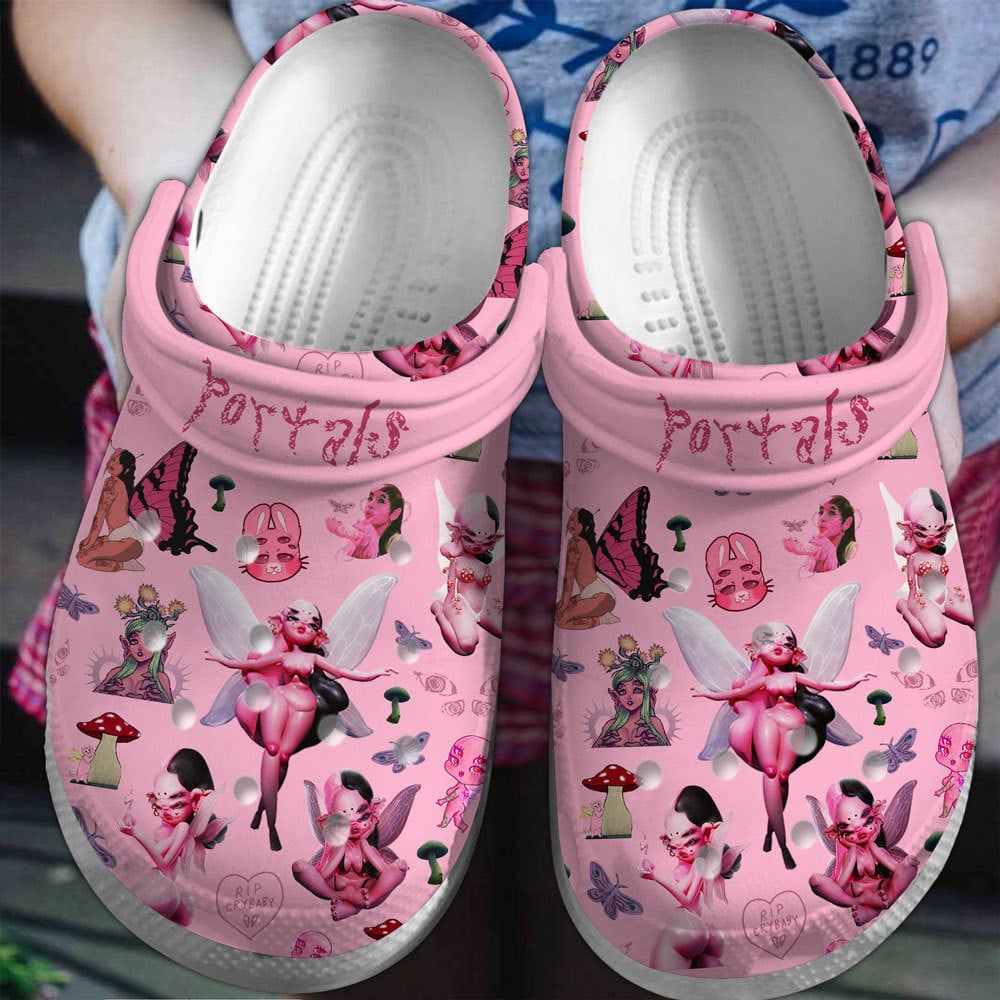 Portals Melanie Martinez Singer Music Crocs Crocband Clogs Shoes Comfortable For Men Women and Kids