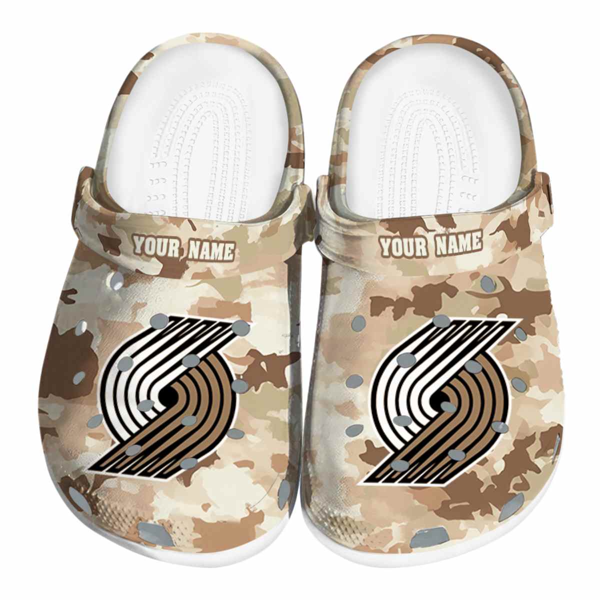 Portland Trail Blazers NBA Sport Crocs Crocband Clogs Shoes Comfortable For Men Women and Kids