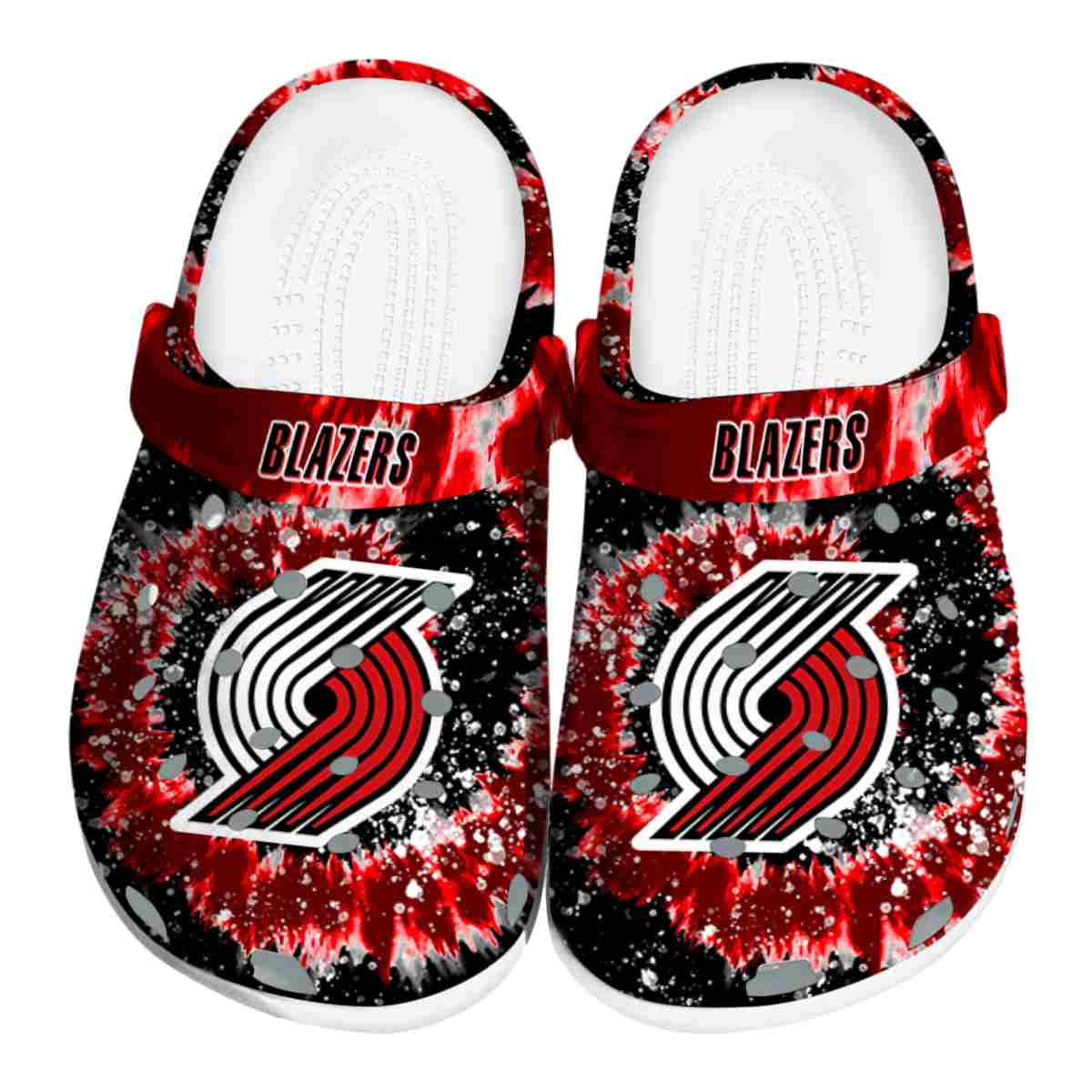 Portland Trail Blazers NBA Sport Crocs Crocband Clogs Shoes Comfortable For Men Women and Kids