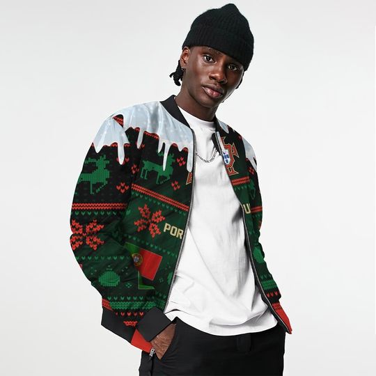 Portugal Ugly Christmas Sweater Sport Soccer Team, World Cup 2022 Qatar 3D Sweater - Image 18