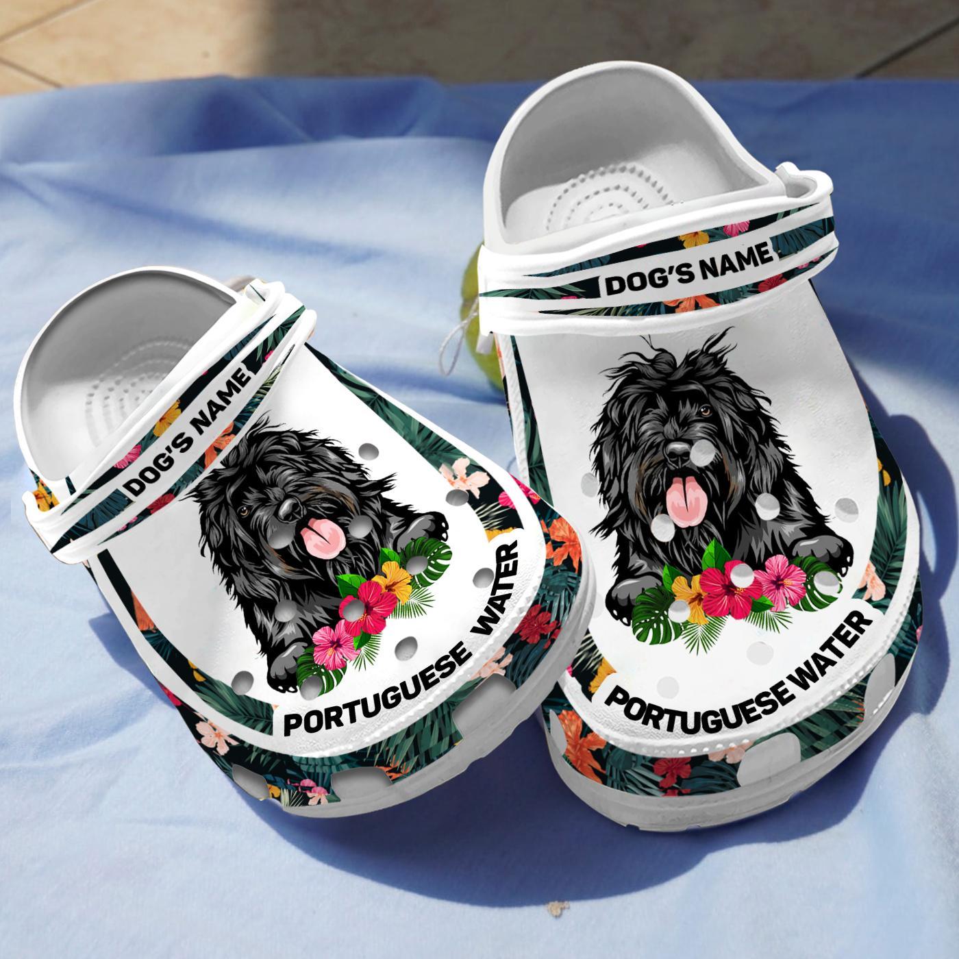 Portuguese Water Dog Crocs Crocband Clogs Shoes Comfortable For Men Women and Kids