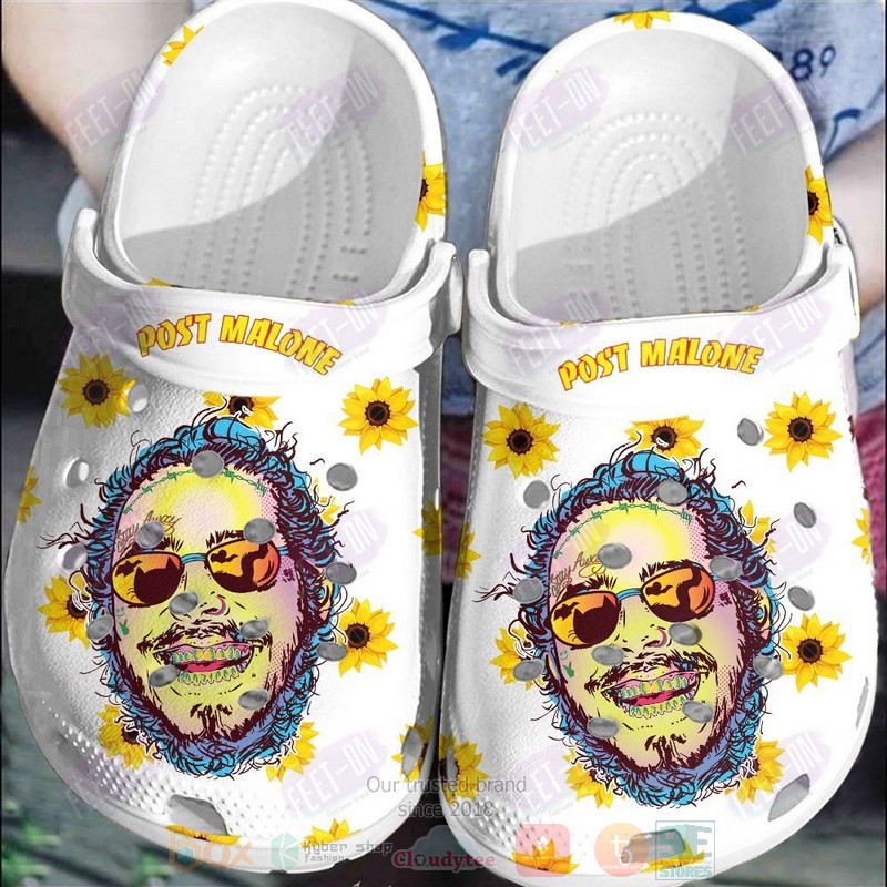 Post Malone Music Crocs Crocband Clogs Shoes Comfortable For Men Women and Kids