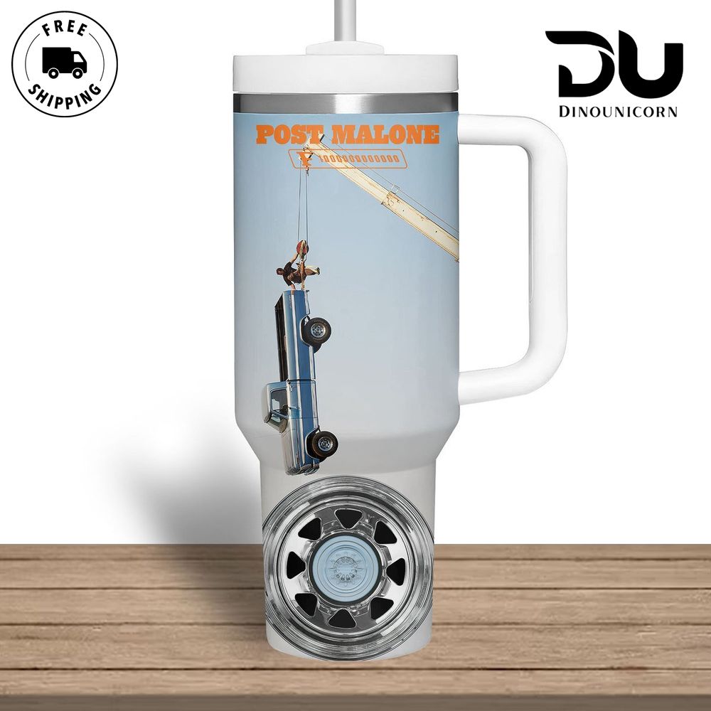 Post Malone Music Custom Stanley Cup 40 oz 30 oz Tumbler With HandleTVC2301708 - Image 3