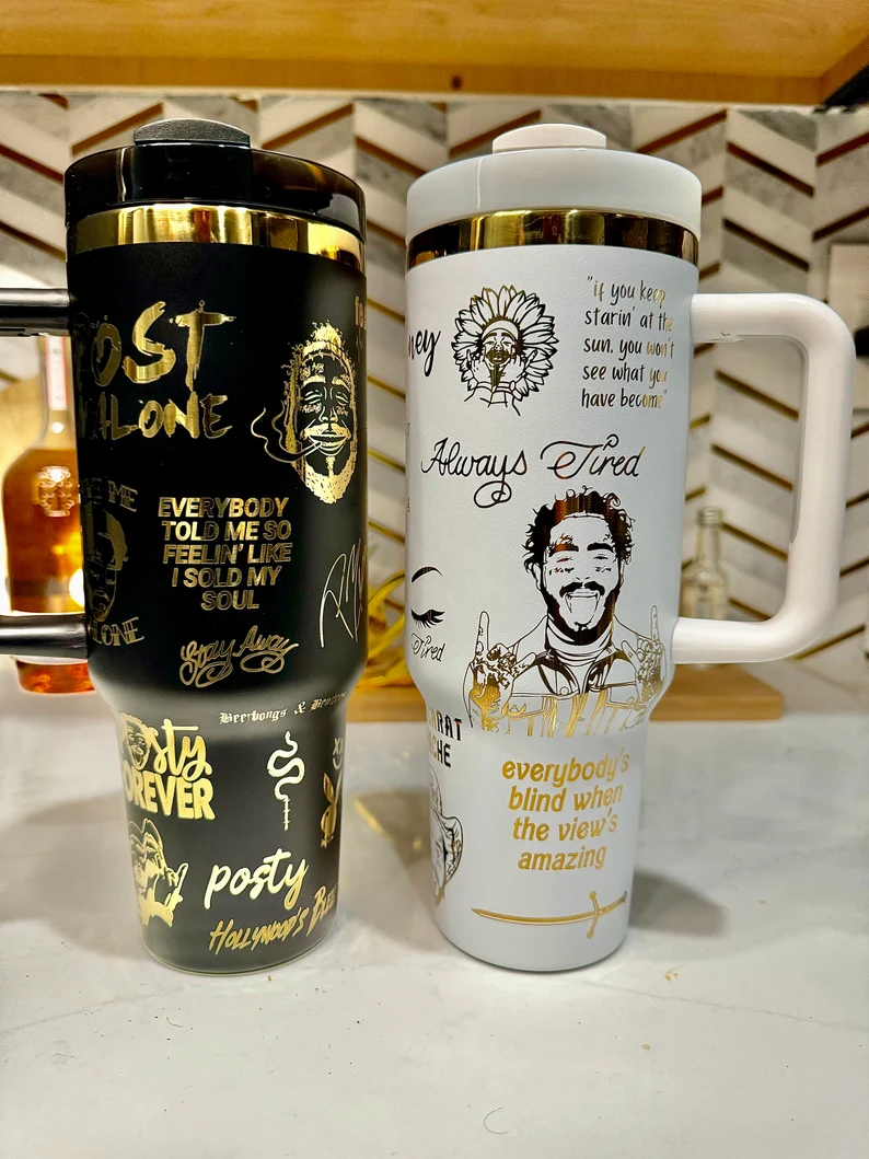 Post Malone Music Custom Stanley Cup 40 oz 30 oz Tumbler With HandleTVC2301774