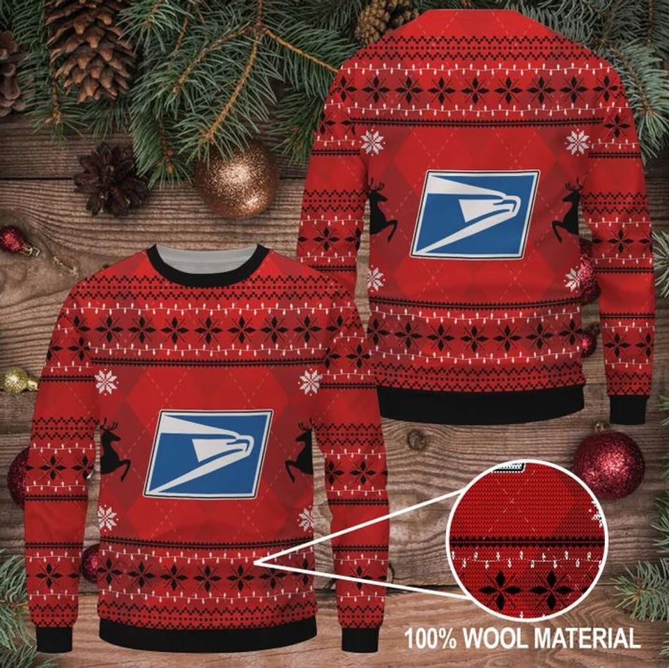 Postal Service Ugly Christmas Sweater