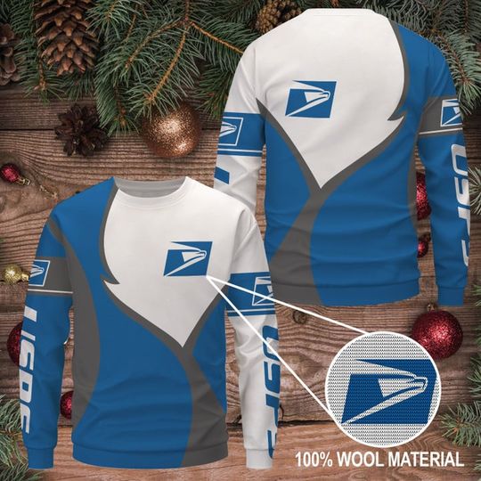Postal Service Ugly Sweater Christmas XTKH5212 - Image 2