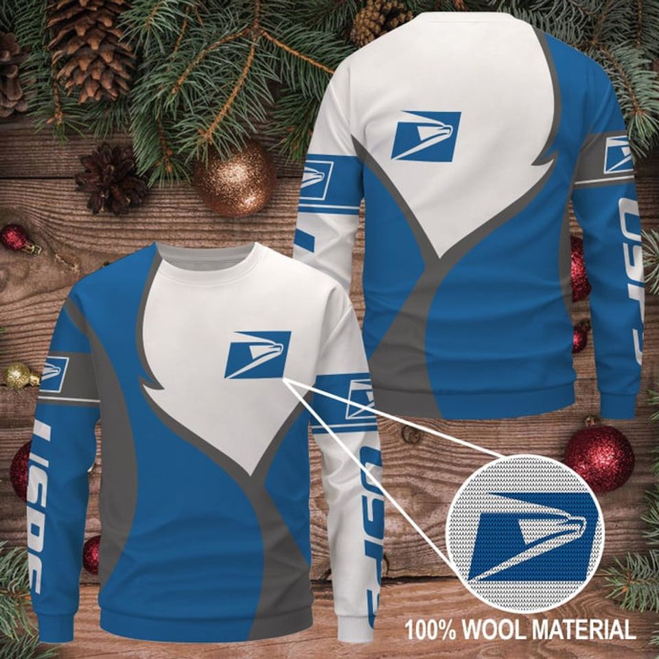 Postal Service Ugly Sweater Christmas XTKH5212