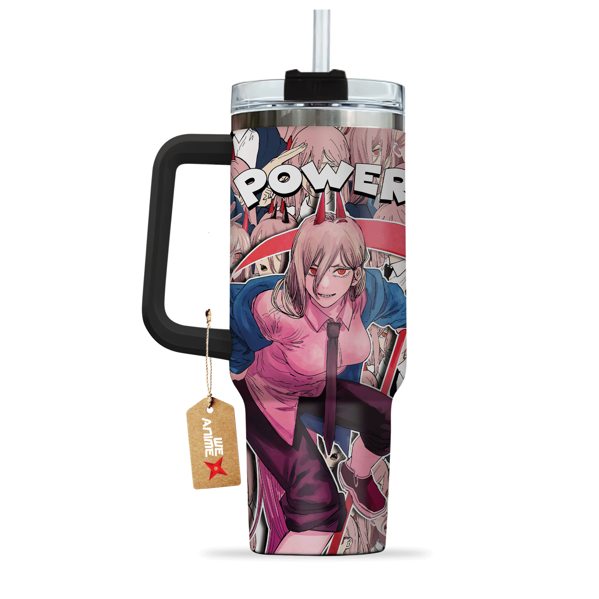 Power Chainsaw Man Anime Custom Stanley Cup 40 oz 30 oz Tumbler With HandleTVC2301148