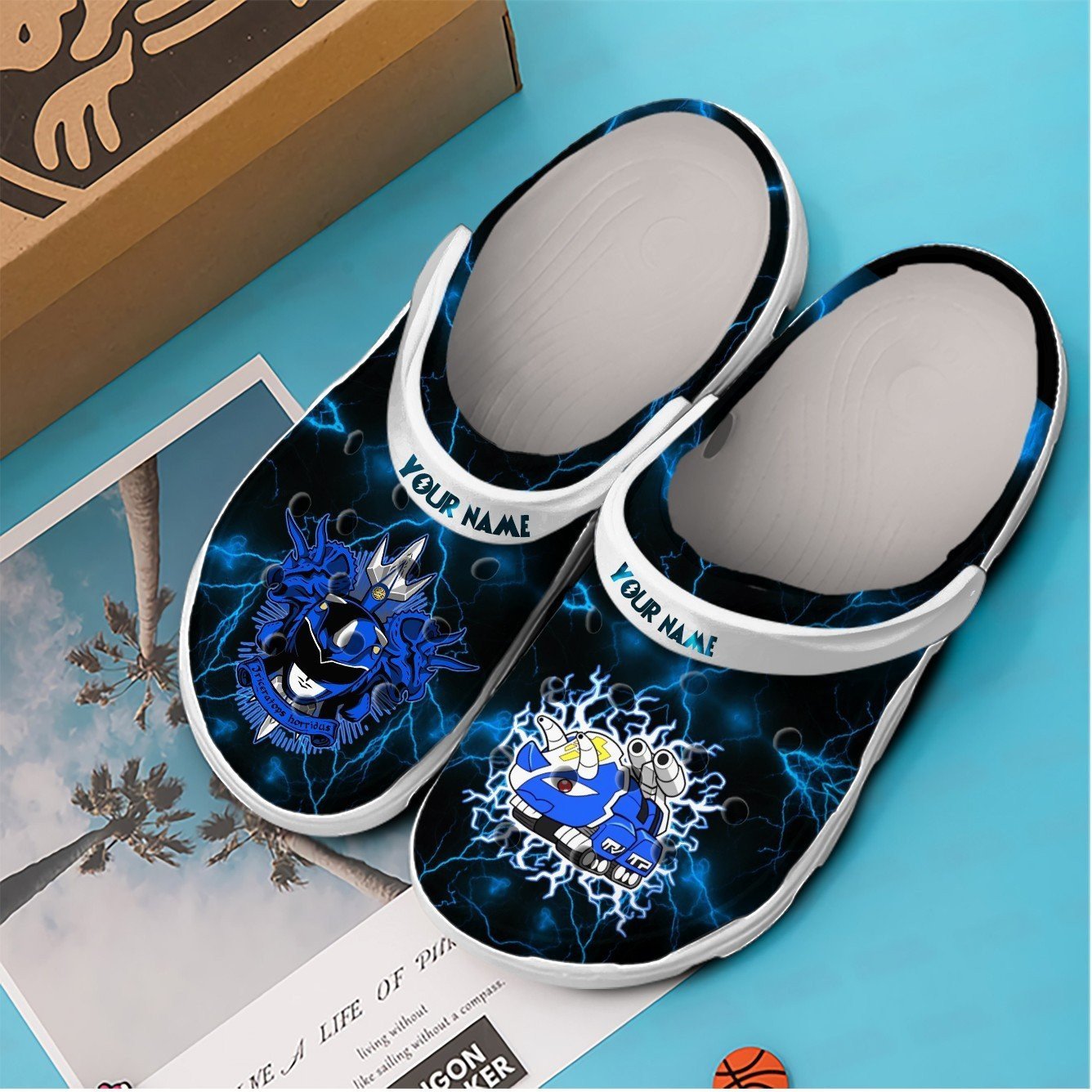 Power Rangers Movie Crocs Crocband Clogs Shoes Comfortable For Men Women and Kids - Image 2