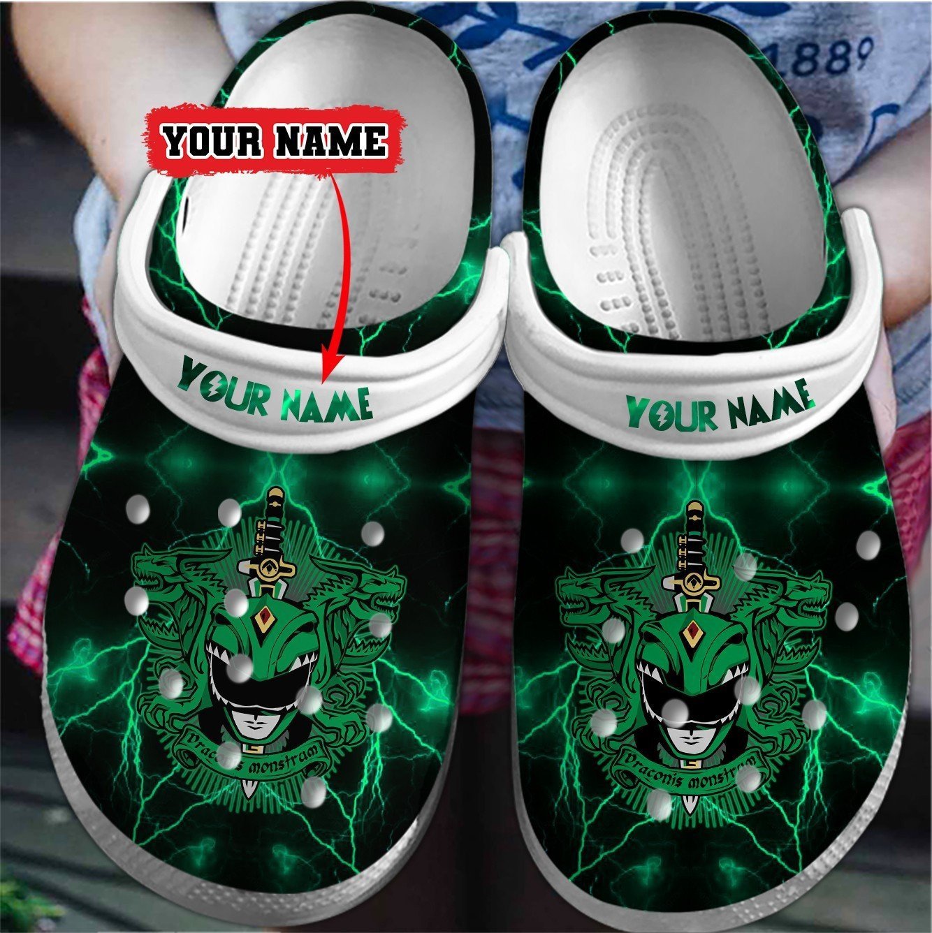 Power Rangers Movie Crocs Crocband Clogs Shoes Comfortable For Men Women and Kids