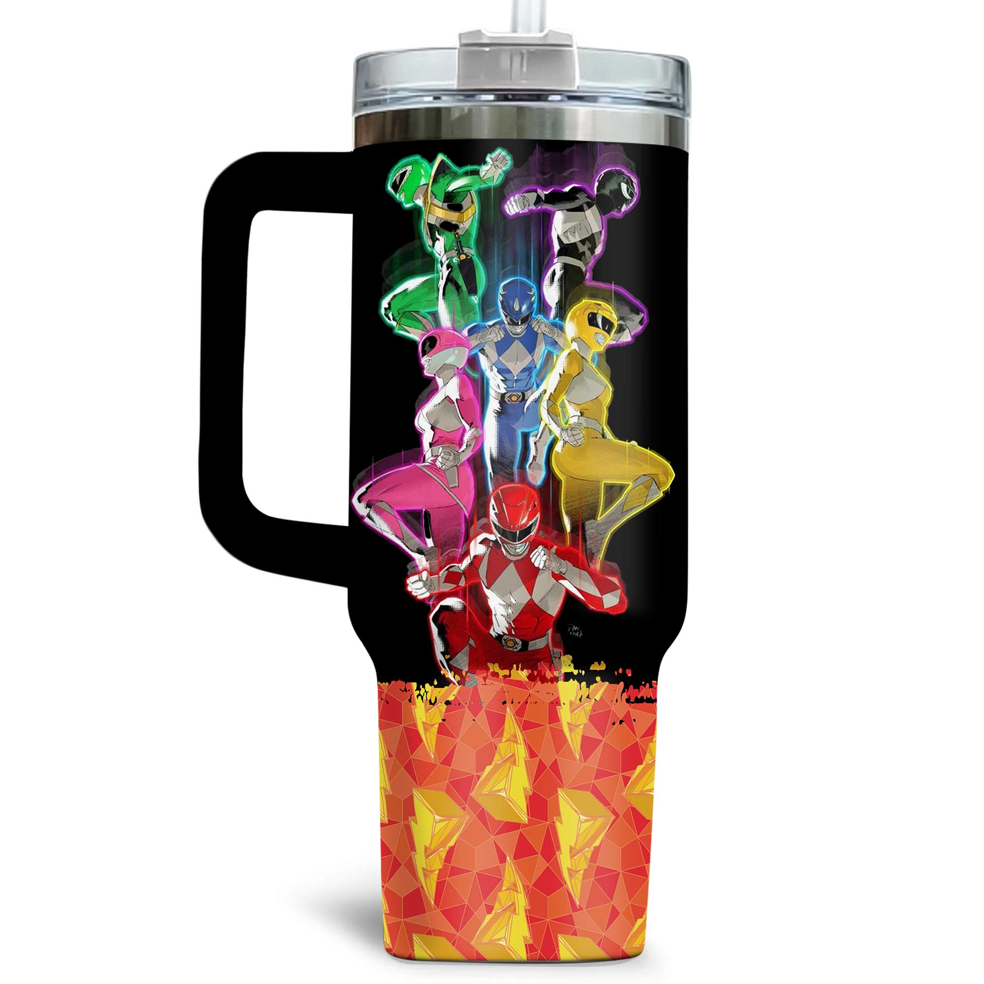 Power Rangers Movies Custom Stanley Cup 40 oz 30 oz Tumbler With HandleTVC2301171 - Image 2