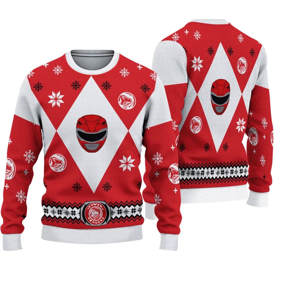 Power Rangers Ugly Christmas Ugly Sweater
