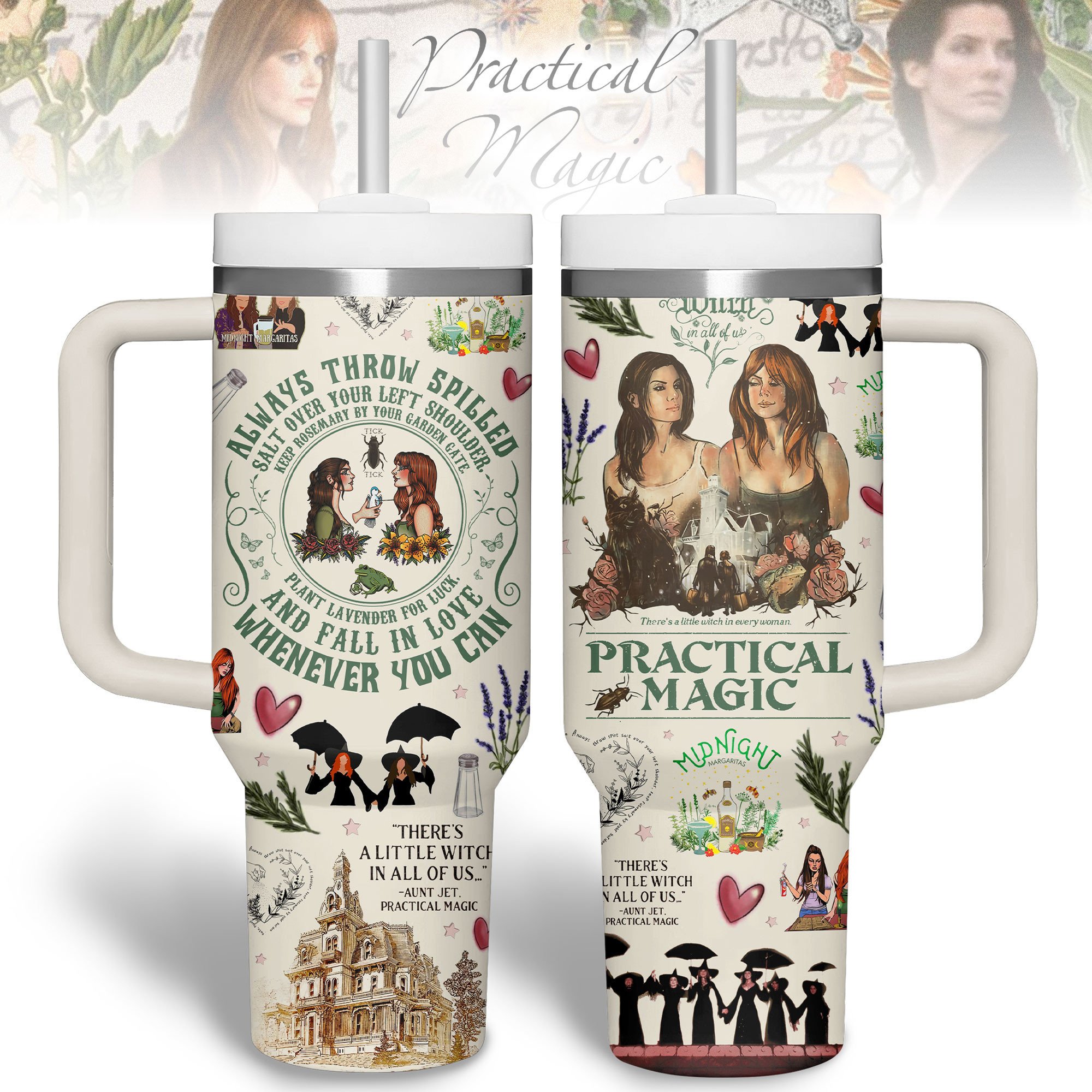 Practical Magic Movies Custom Stanley Cup 40 oz 30 oz Tumbler With HandleTVC2301516