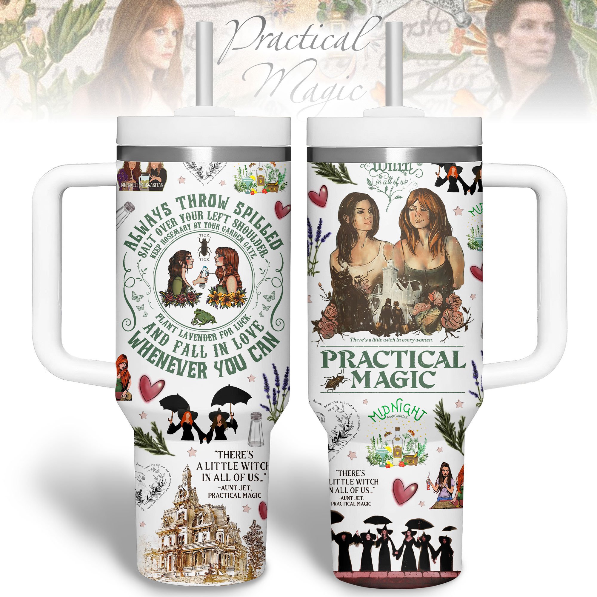Practical Magic Movies Custom Stanley Cup 40 oz 30 oz Tumbler With HandleTVC2301516