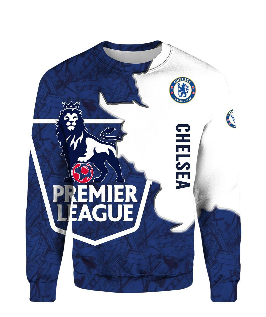 Premier League ? Chelsea Ugly Christmas Sweater Adult 3D Funny Matching for family