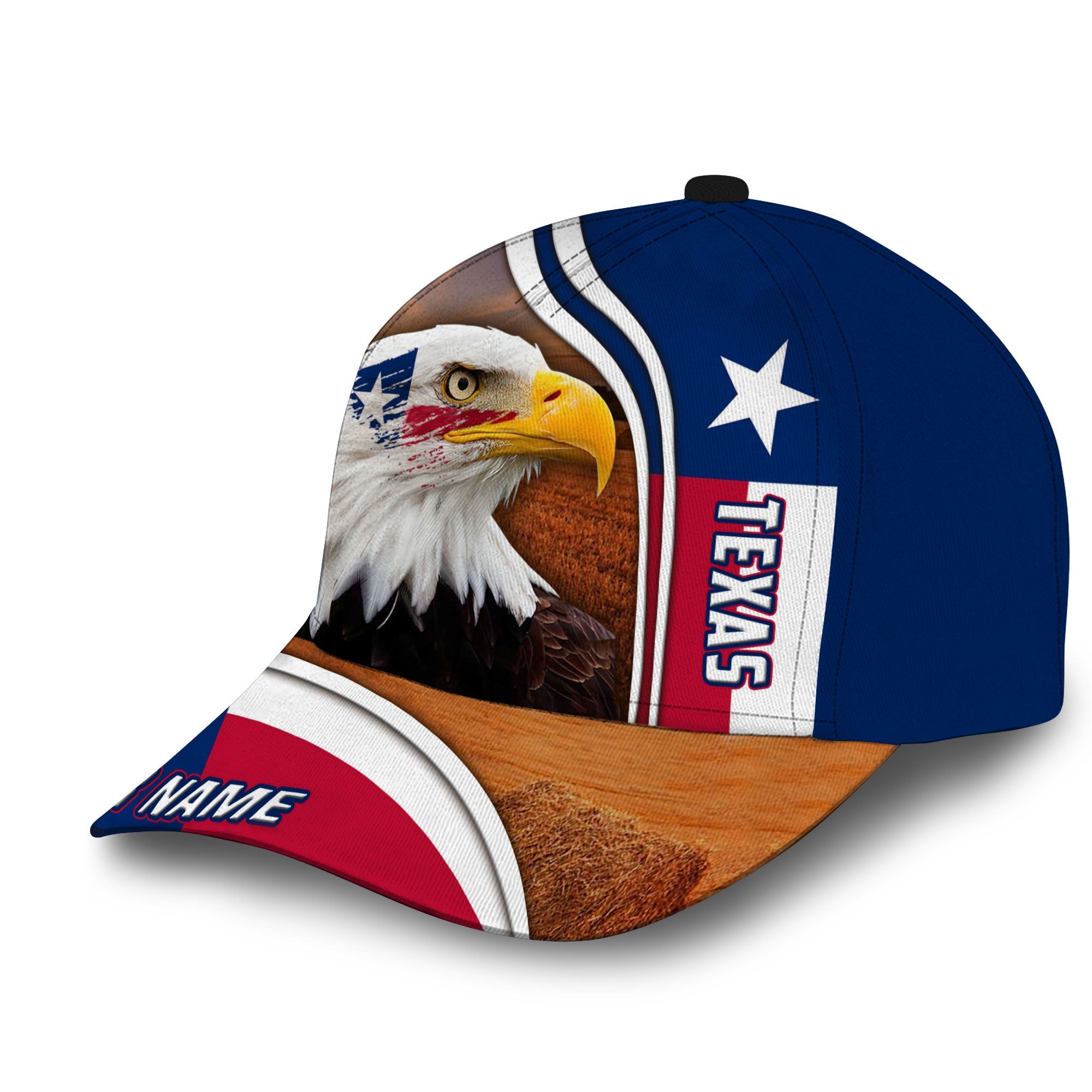 Premium Art Texas Eagle Hats Personalized Trucker Hats Custom Hats Gifts For Men & Women