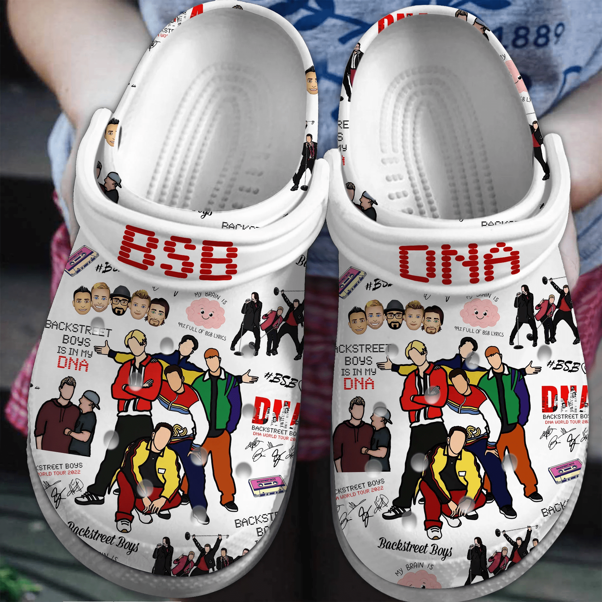 Premium Backstreet Boys Music Crocs Crocband Clogs Shoes Comfortable For Men Women and Kids