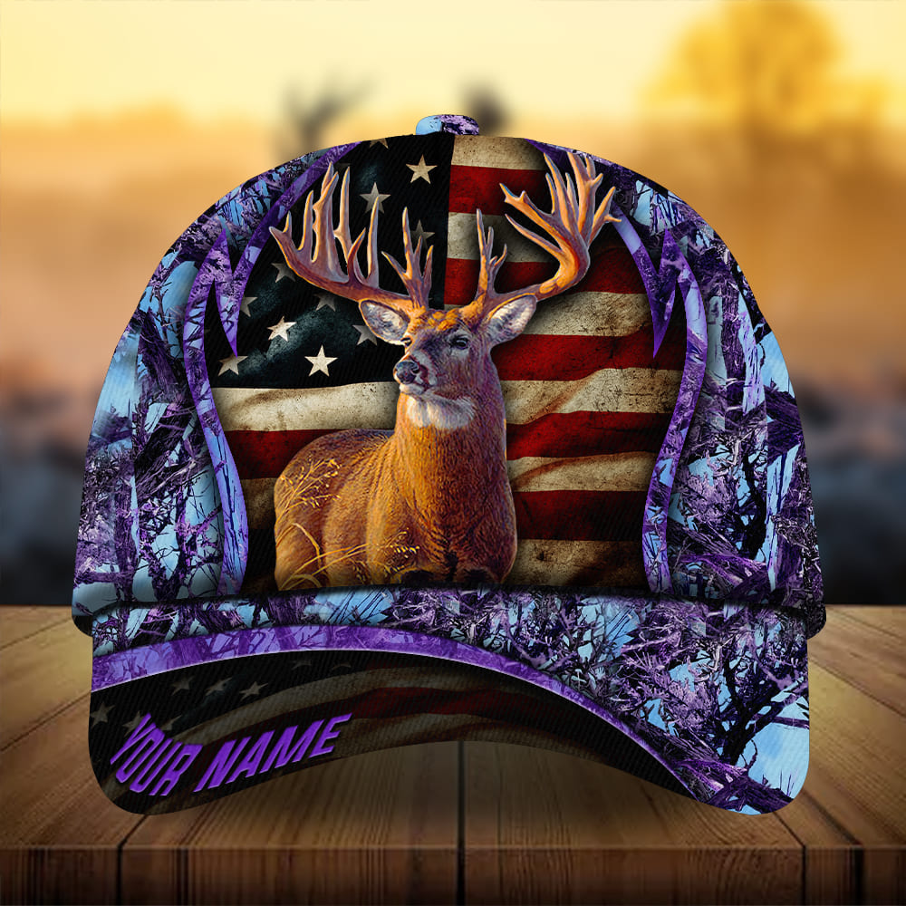 Premium Best Flag Deer Arc Hunting Hats 3D Printed Multicolored Personalized Trucker Hats Custom Hats Gifts For Men & Women