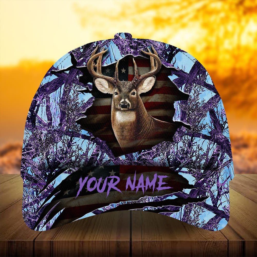 Premium Best Gash Flag Deer Hunting Hats 3D Printed Multicolored Personalized Trucker Hats Custom Hats Gifts For Men & Women