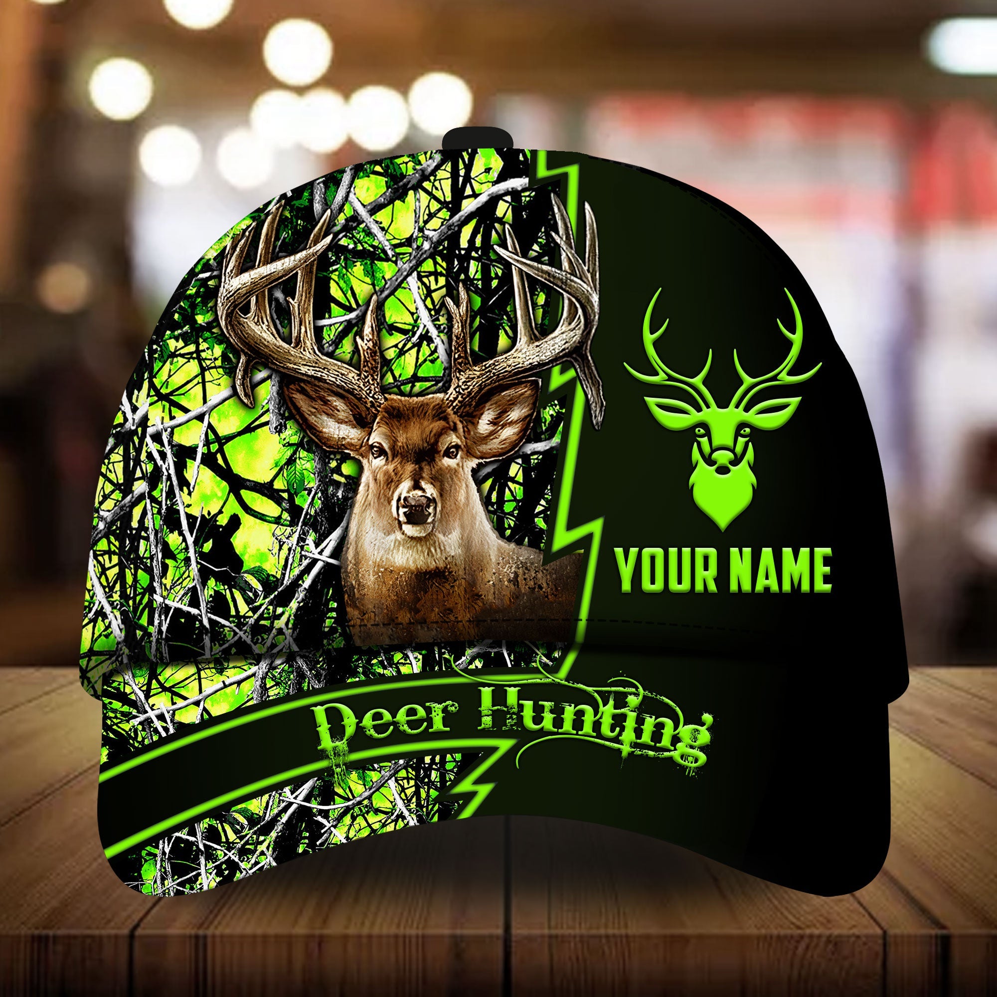 Premium Camo Deer Hunting Hats 3D Multicolor Personalized Trucker Hats Custom Hats Gifts For Men & Women