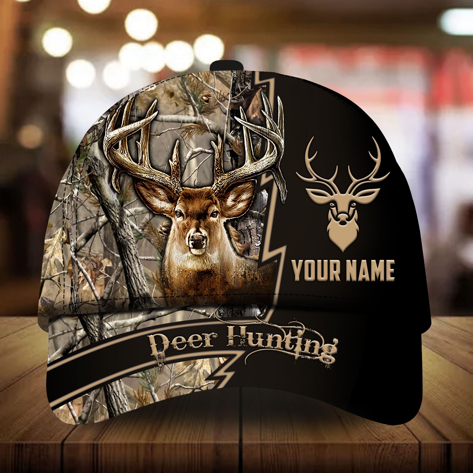 Premium Camo Deer Hunting Hats 3D Multicolor Personalized Trucker Hats Custom Hats Gifts For Men & Women