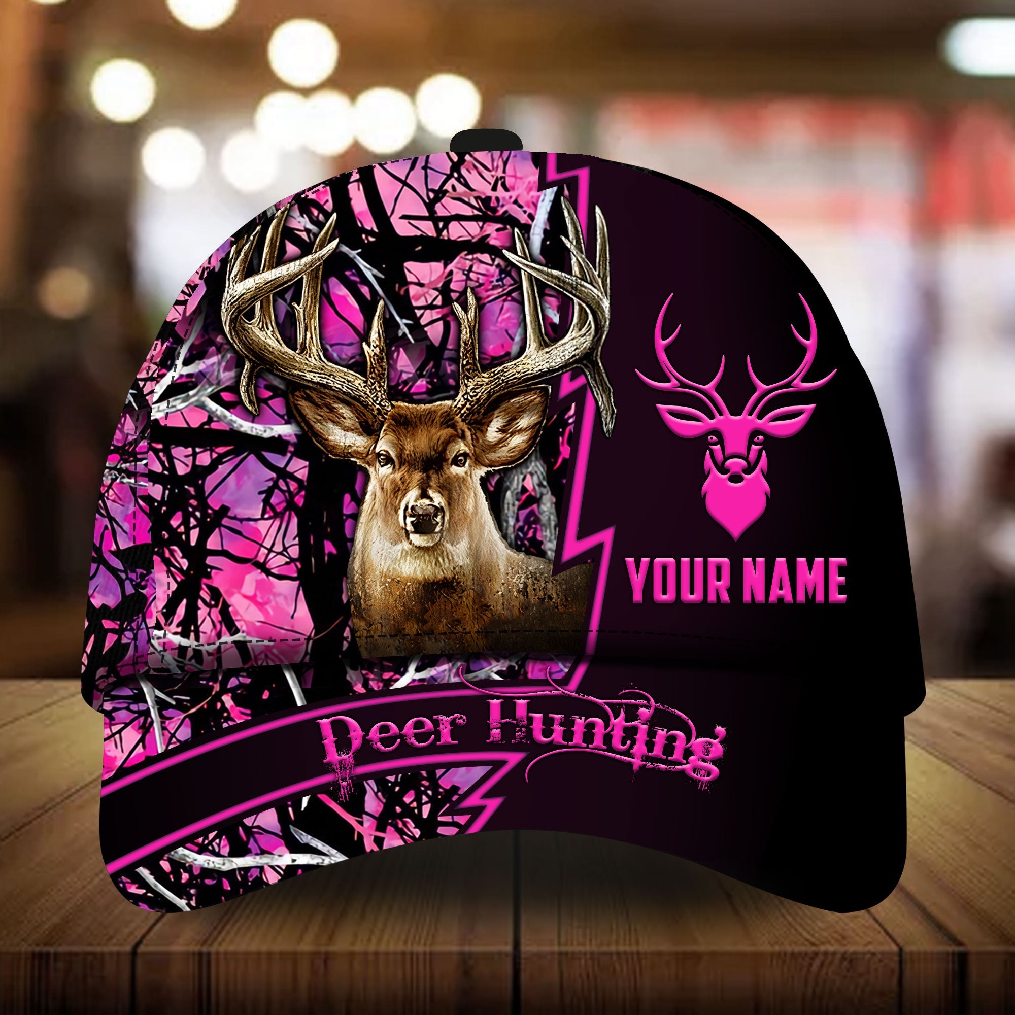 Premium Camo Deer Hunting Hats 3D Multicolor Personalized Trucker Hats Custom Hats Gifts For Men & Women