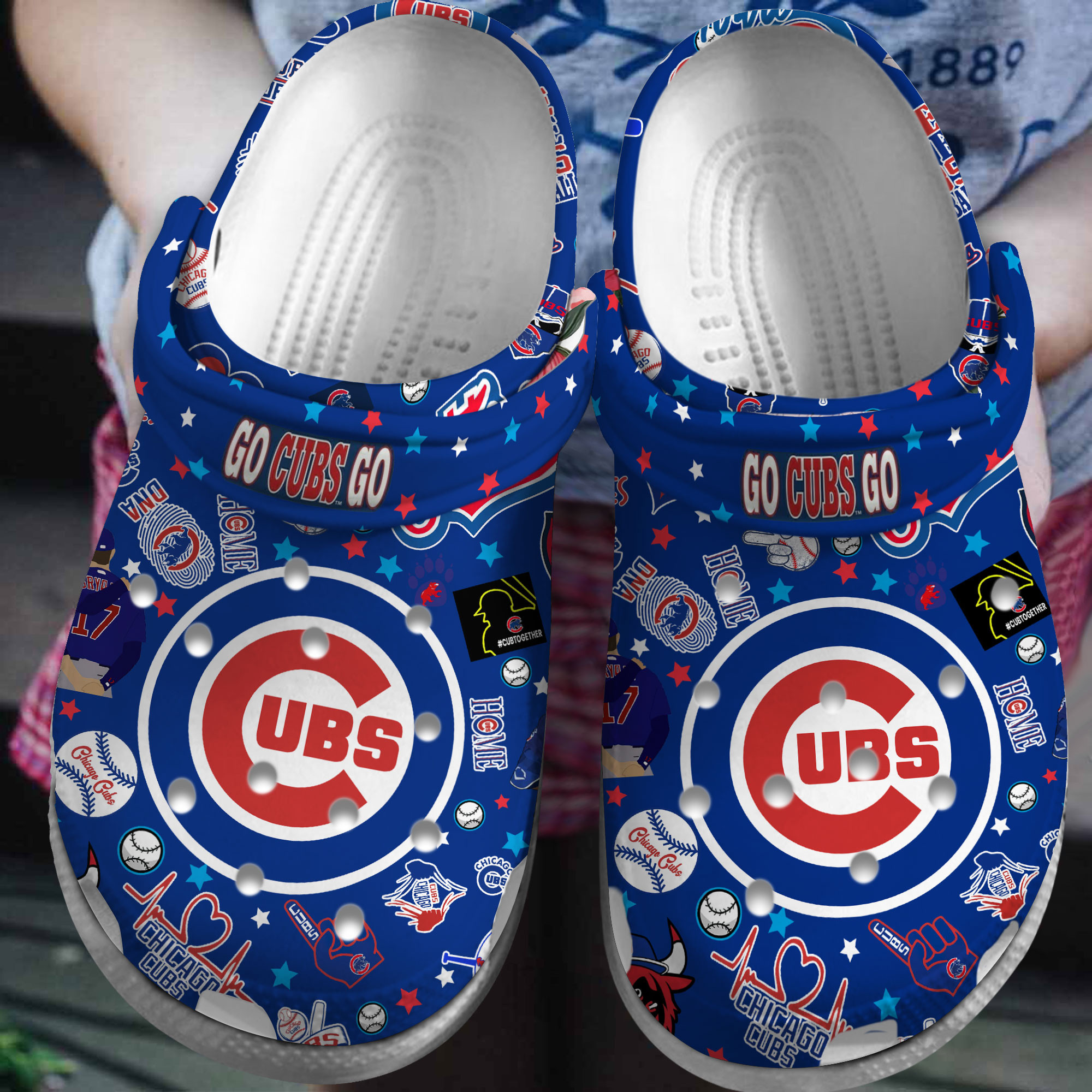Premium Chicago Cubs MLB Sport Crocs Crocband Clogs Shoes For Men Women and Kids