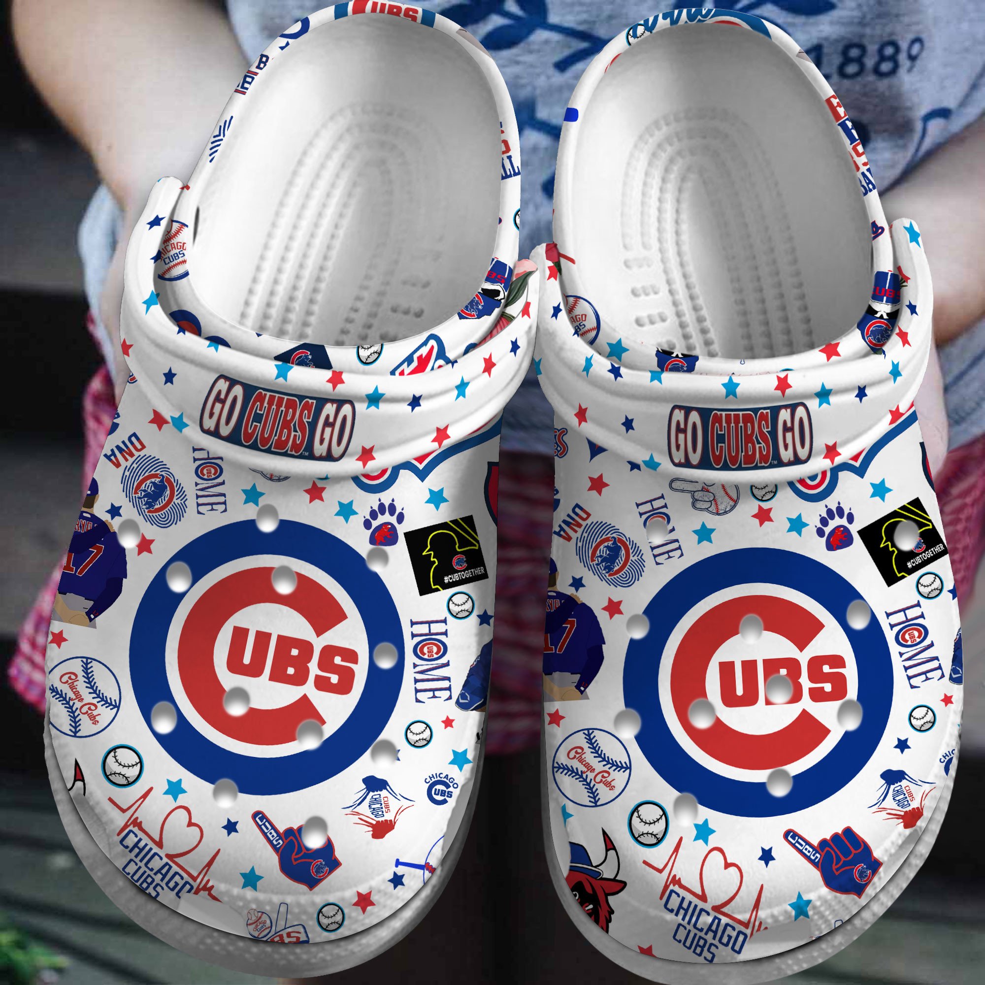 Premium Chicago Cubs MLB Sport Crocs Crocband Clogs Shoes For Men Women and Kids