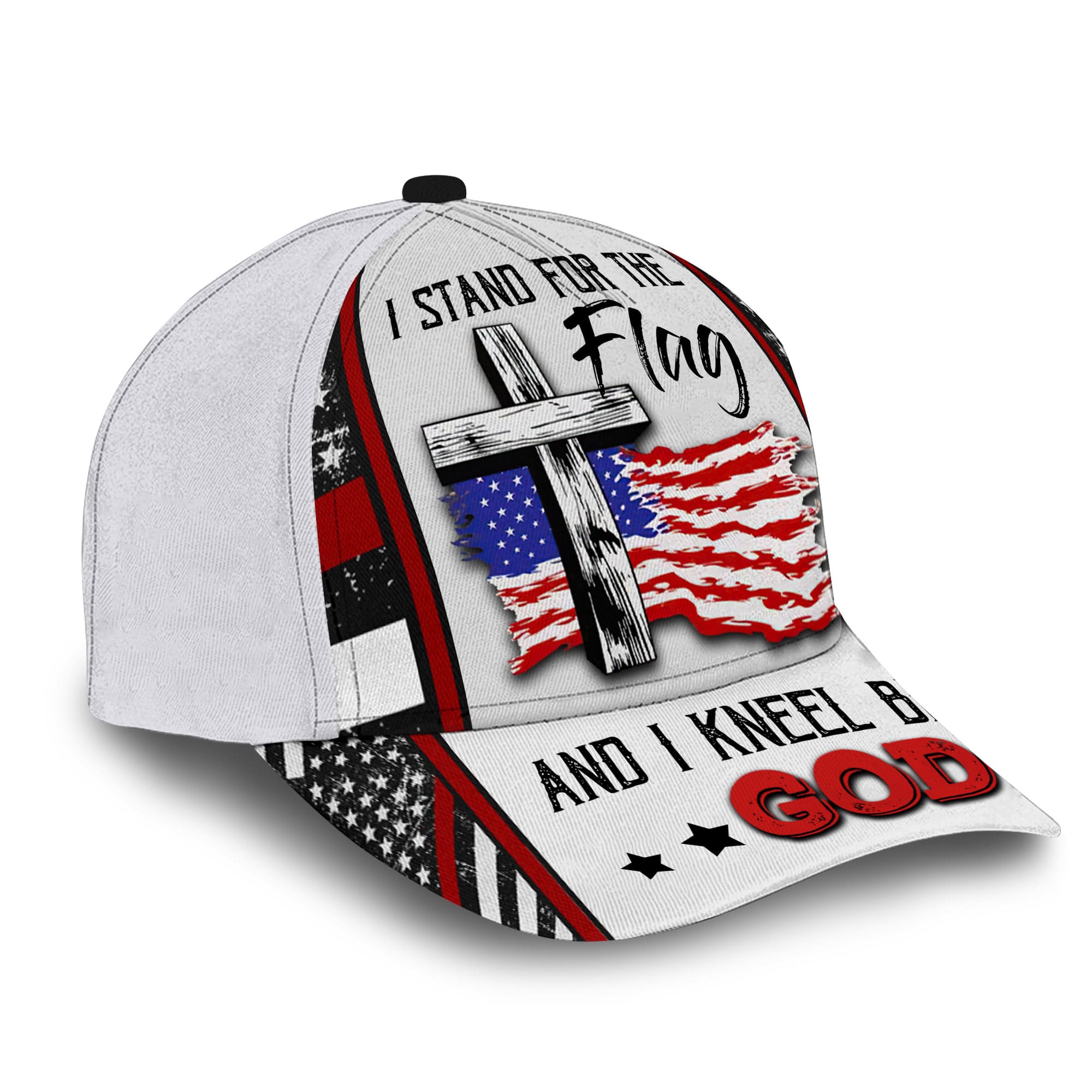 Premium Christian Patriotic Cap 3D Printed Multicolored Hat Trucker Hats Custom Hats Gifts For Men & Women