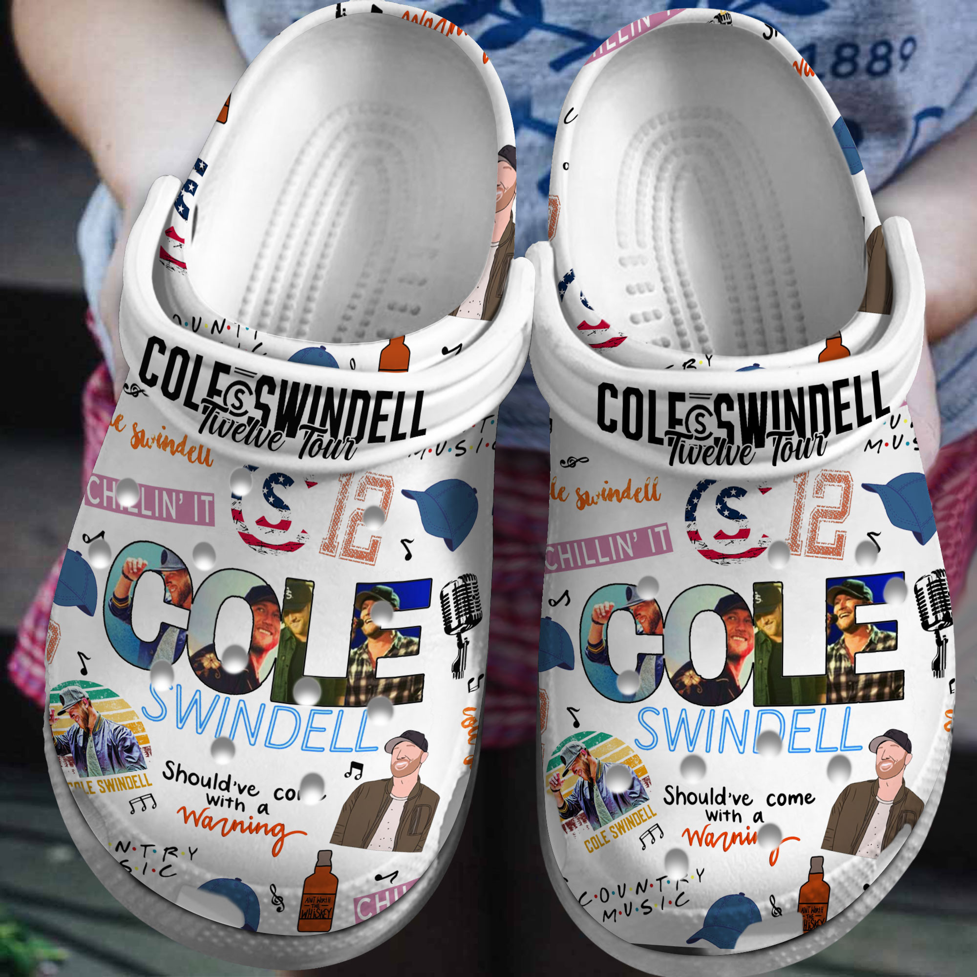 Premium Cole Swindell Music Crocs Crocband Clogs Shoes Comfortable For Men Women and Kids