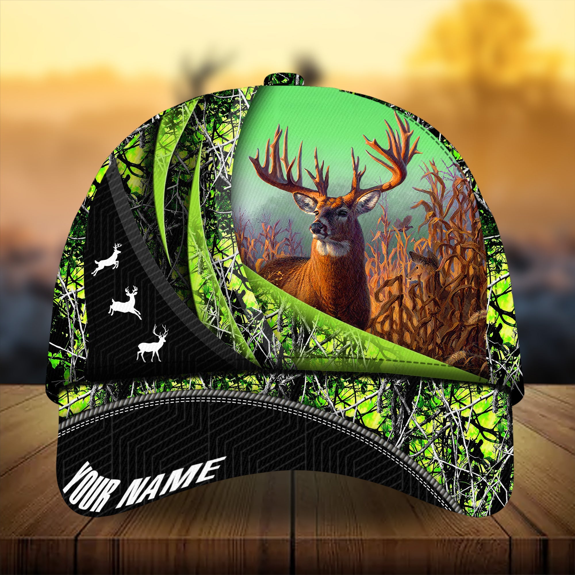 Premium Concept Sport Deer Hunting Hats 3D Printed Multicolored Personalized Trucker Hats Custom Hats Gifts For Men & Women