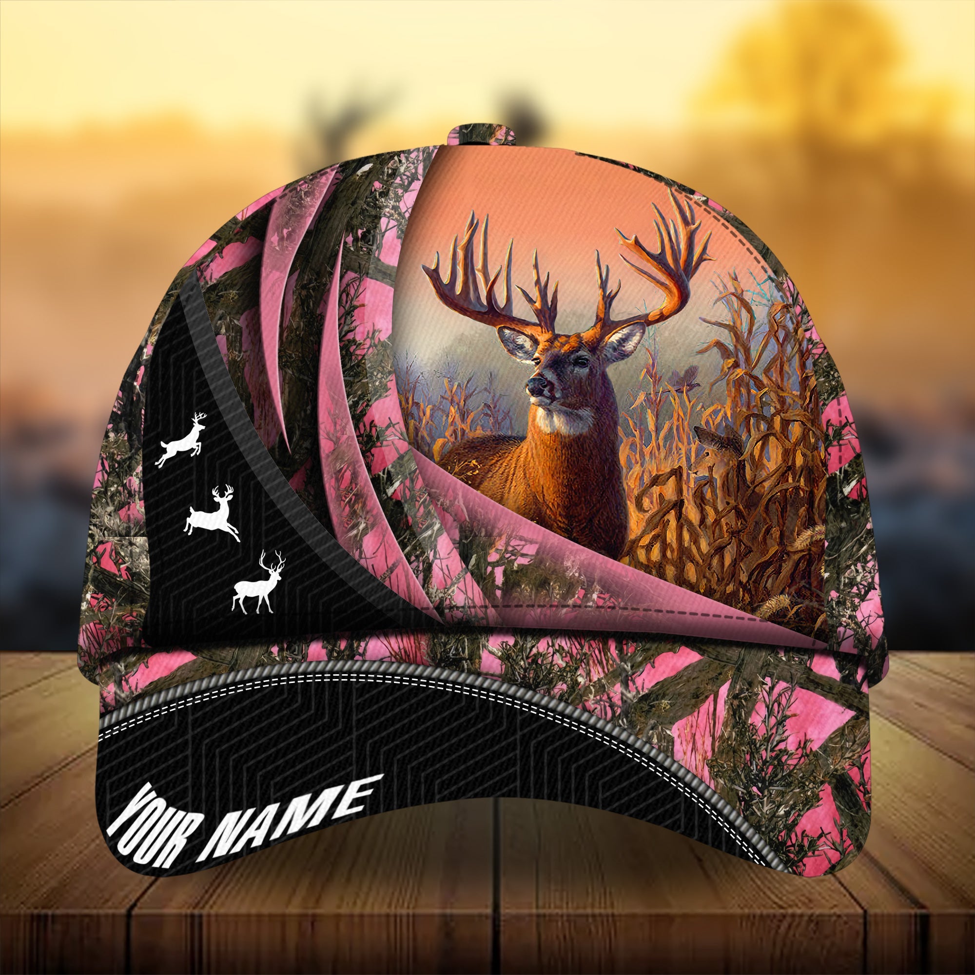 Premium Concept Sport Deer Hunting Hats 3D Printed Multicolored Personalized Trucker Hats Custom Hats Gifts For Men & Women