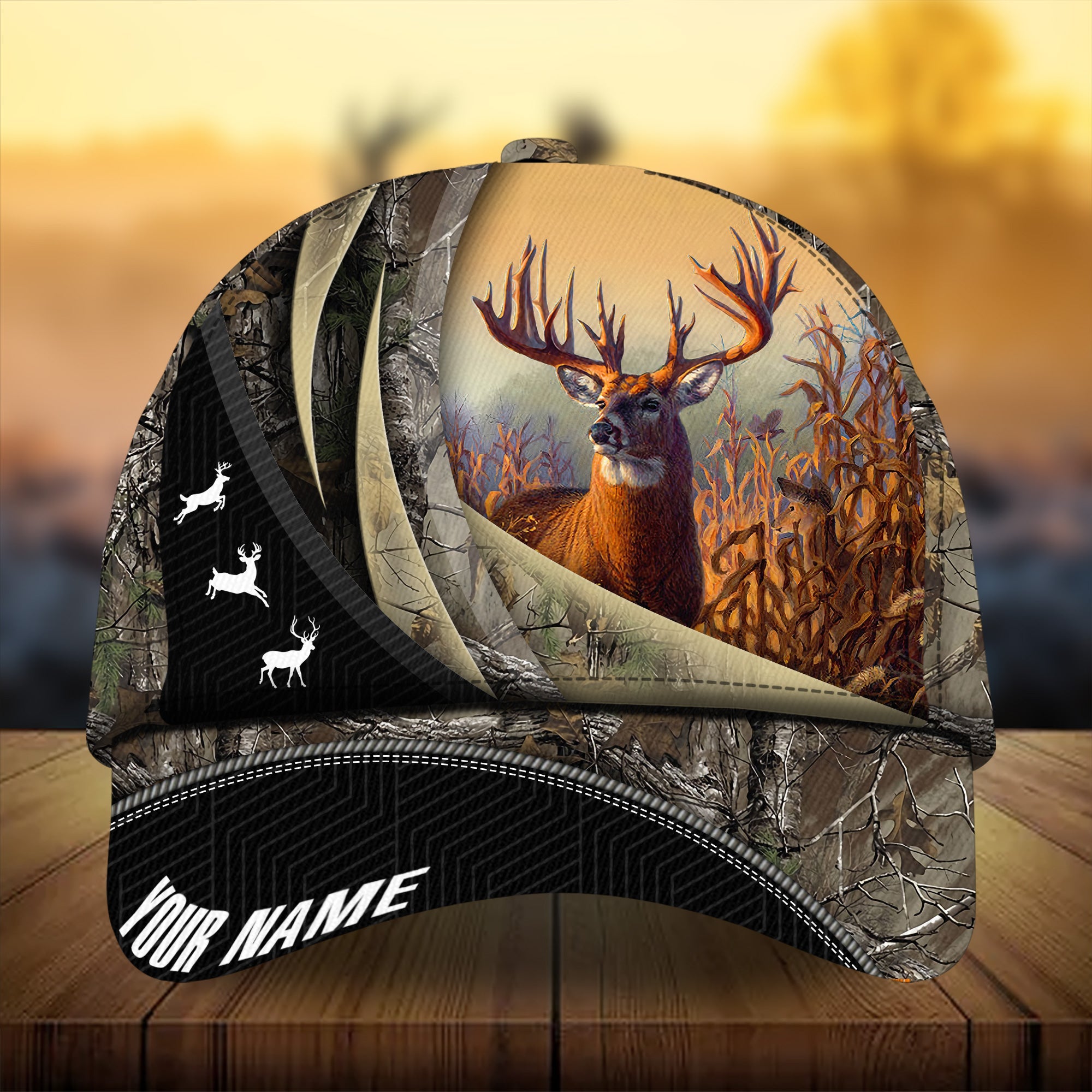 Premium Concept Sport Deer Hunting Hats 3D Printed Multicolored Personalized Trucker Hats Custom Hats Gifts For Men & Women