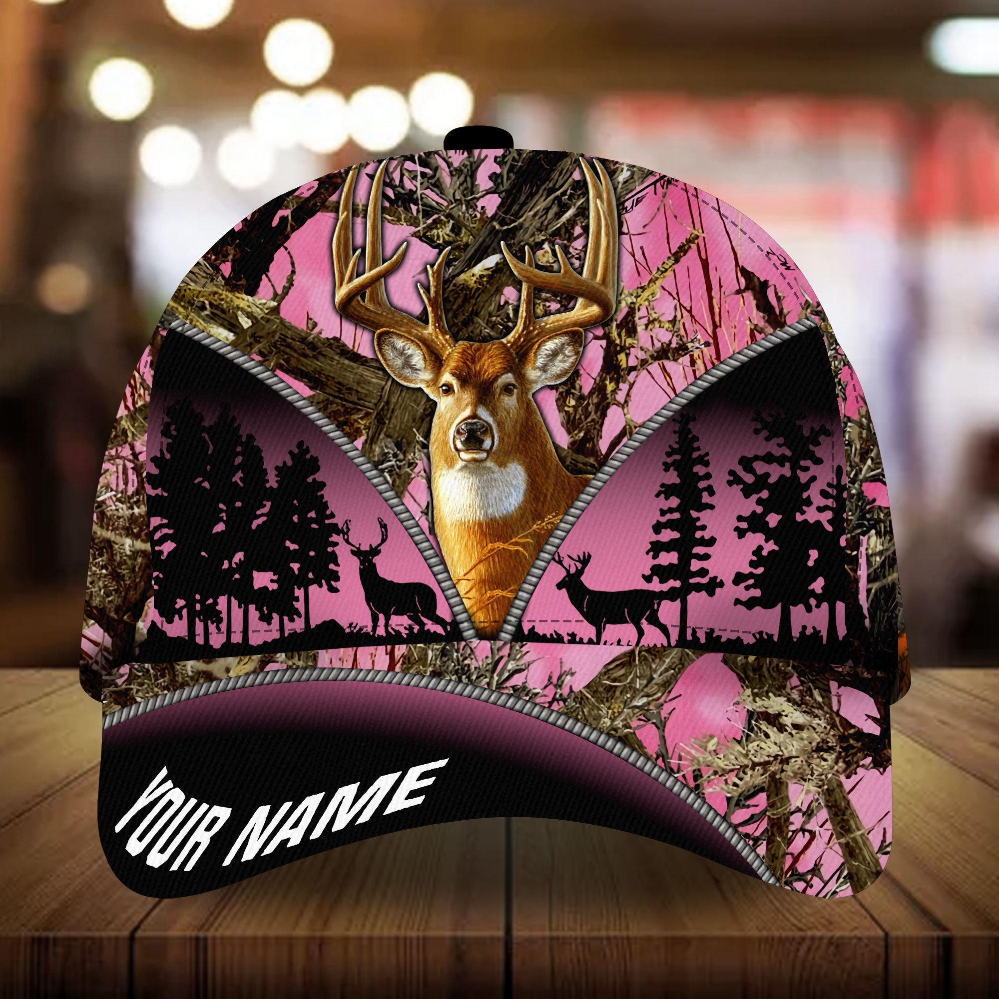 Premium Cool Deer Hunting Art Hunting Hats 3D Multicolored Personalized Trucker Hats Custom Hats Gifts For Men & Women