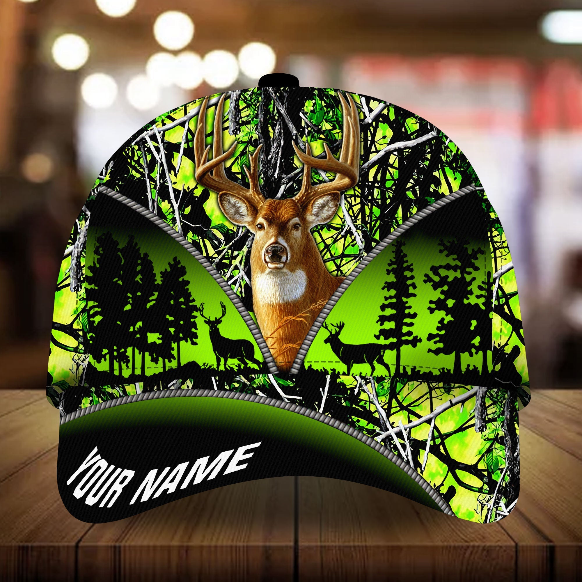 Premium Cool Deer Hunting Art Hunting Hats 3D Multicolored Personalized Trucker Hats Custom Hats Gifts For Men & Women