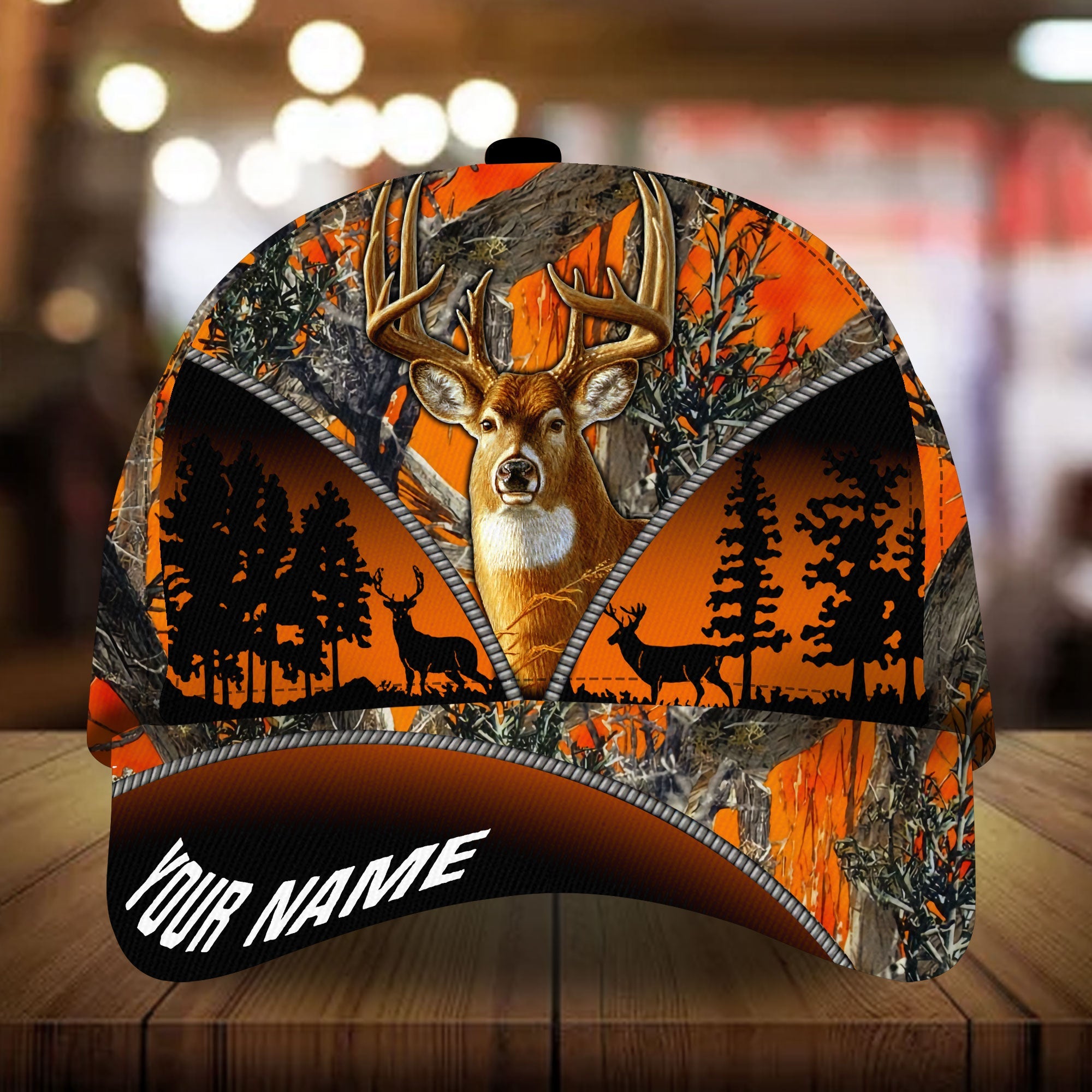 Premium Cool Deer Hunting Art Hunting Hats 3D Multicolored Personalized Trucker Hats Custom Hats Gifts For Men & Women