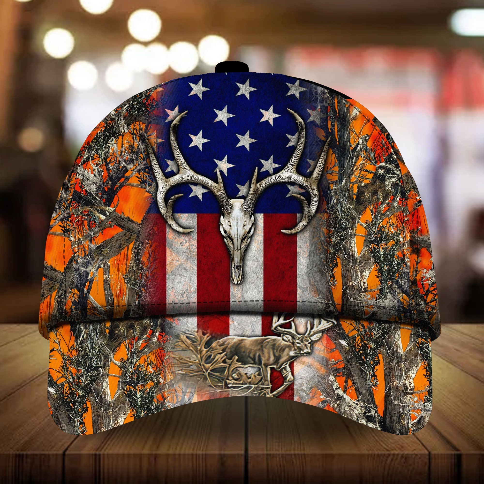 Premium Cool Deer Hunting Cap Hunter Hat 3D Multicolor Gift Trucker Hats Custom Hats Gifts For Men & Women