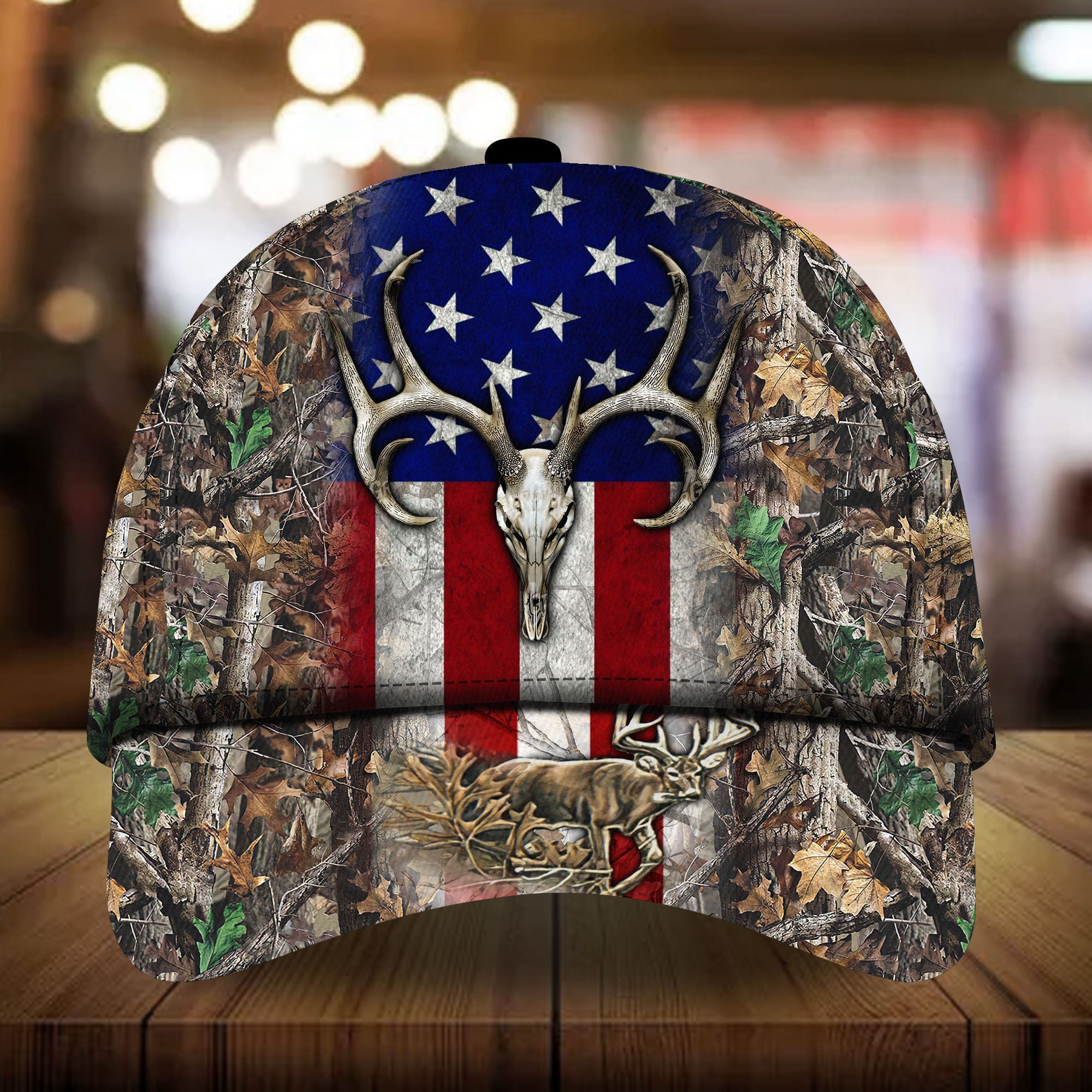 Premium Cool Deer Hunting Cap Hunter Hat 3D Multicolor Gift Trucker Hats Custom Hats Gifts For Men & Women