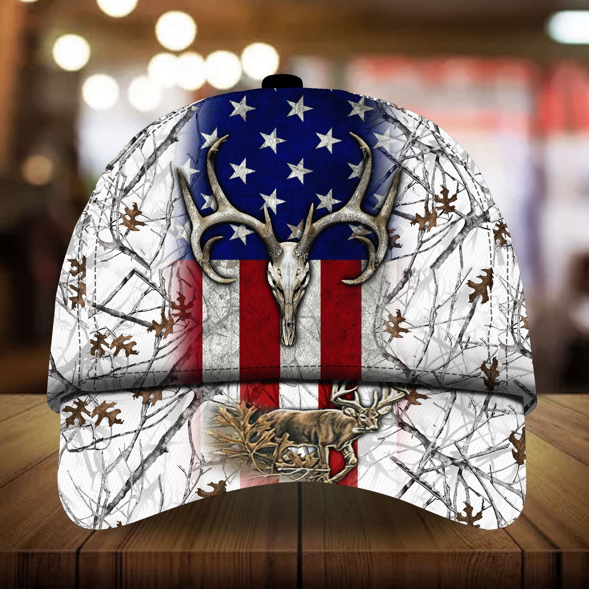 Premium Cool Deer Hunting Cap Hunter Hat 3D Multicolor Gift Trucker Hats Custom Hats Gifts For Men & Women