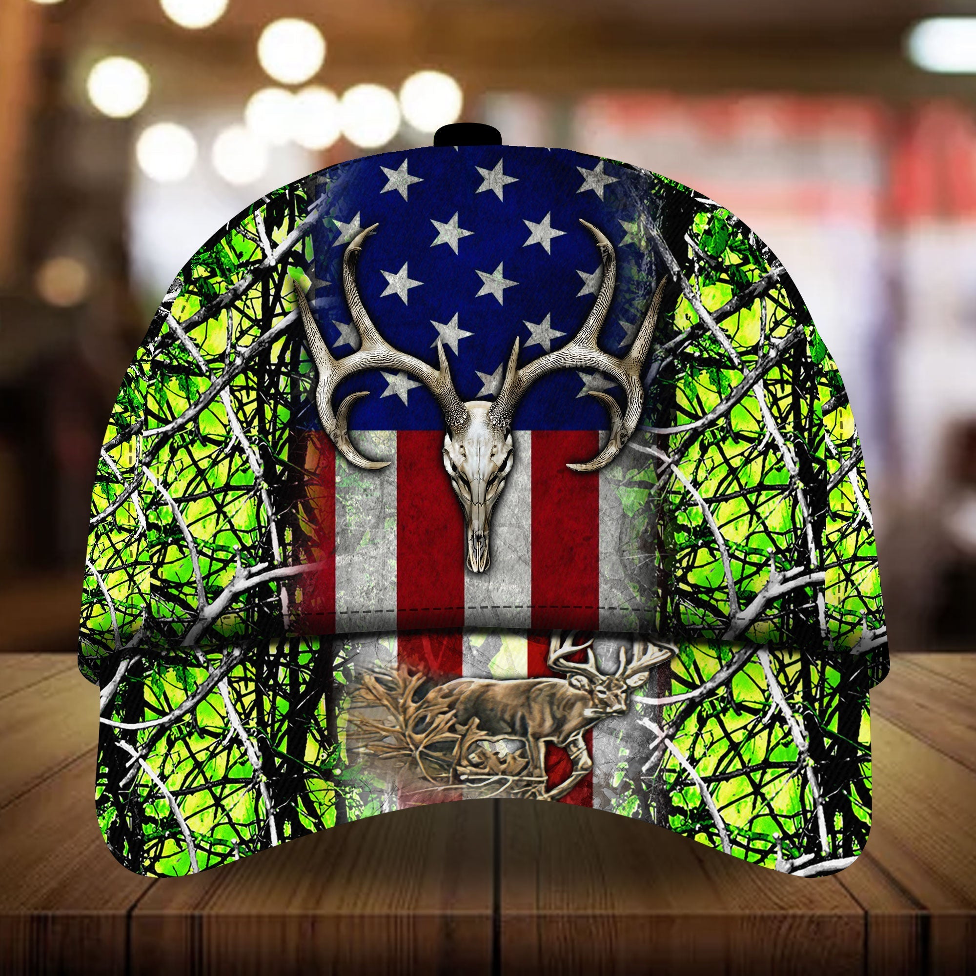 Premium Cool Deer Hunting Cap Hunter Hat 3D Multicolor Gift Trucker Hats Custom Hats Gifts For Men & Women