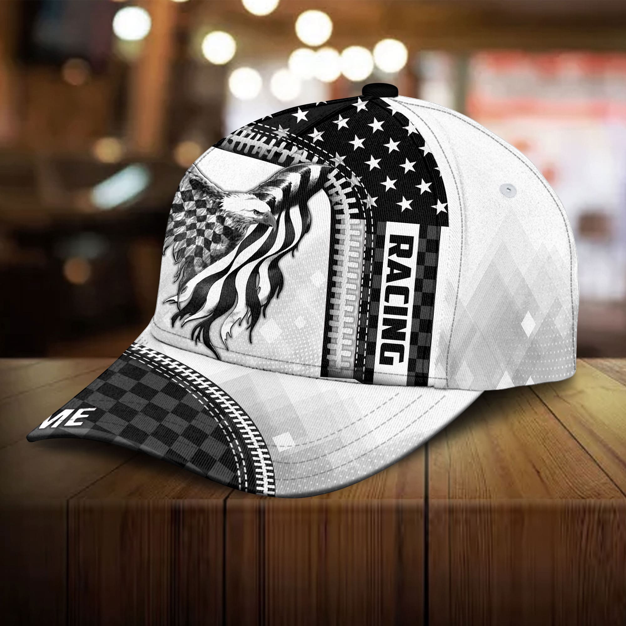 Premium Customized Eagle Racing 3D Hats Printed Trucker Hats Custom Hats Gifts For Men & Women