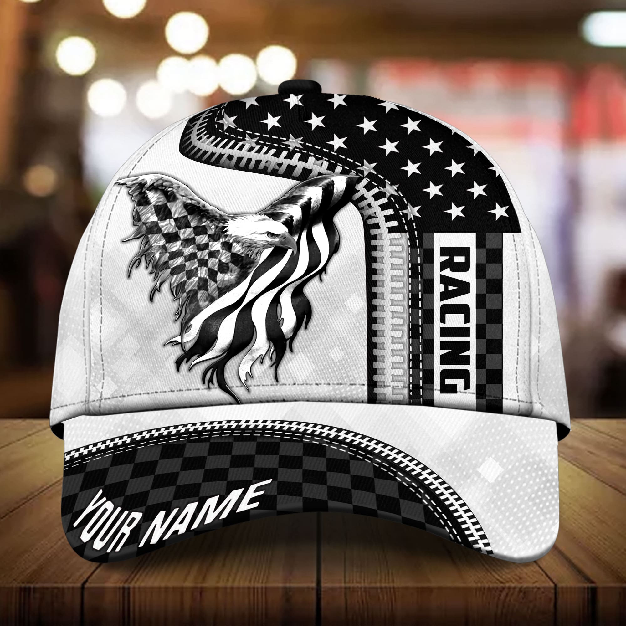 Premium Customized Eagle Racing 3D Hats Printed Trucker Hats Custom Hats Gifts For Men & Women
